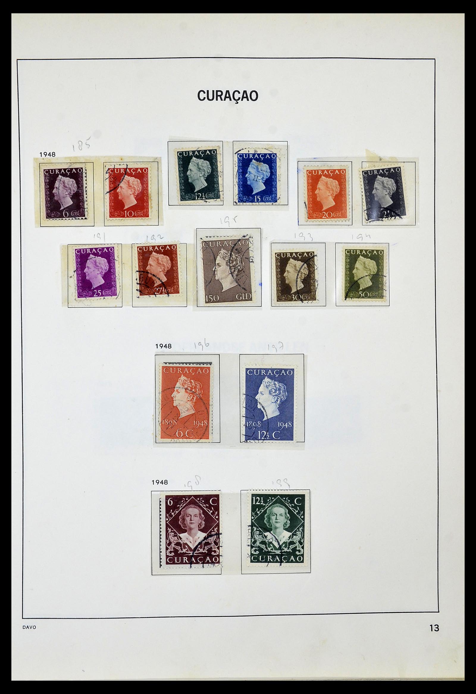 34520 053 - Postzegelverzameling 34520 Overzeese gebiedsdelen 1864-1975.