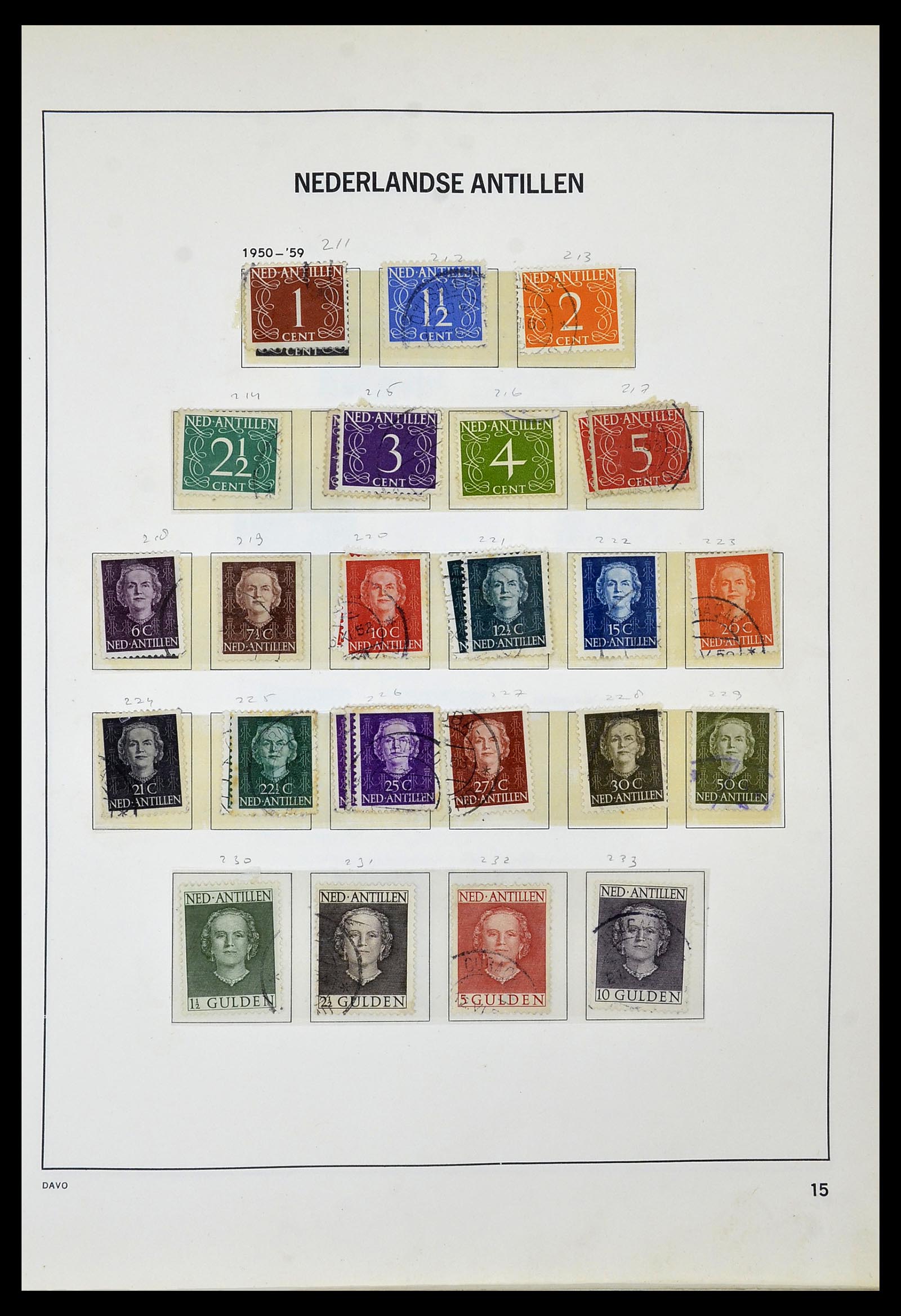34520 055 - Stamp Collection 34520 Dutch territories 1864-1975.