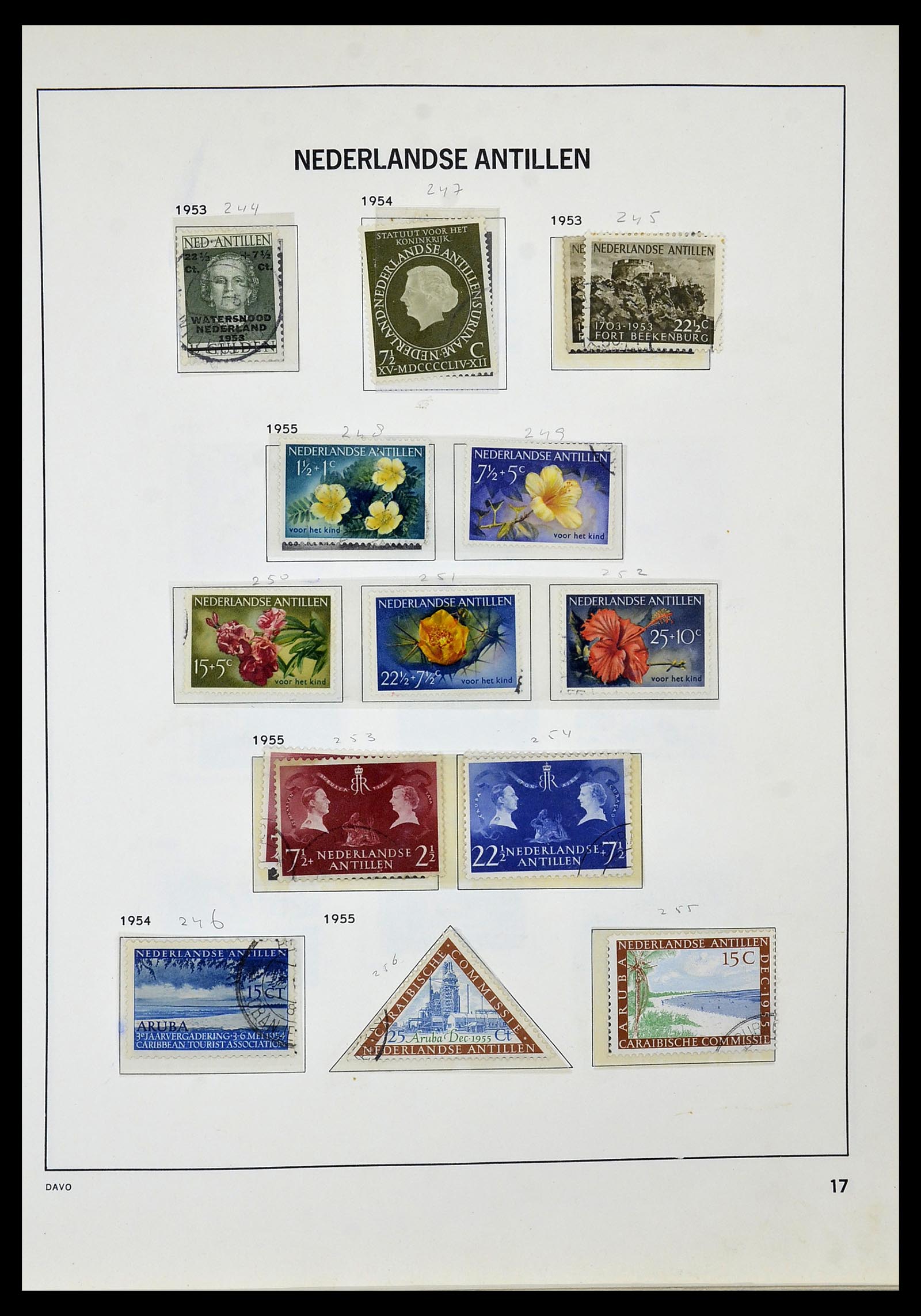 34520 057 - Postzegelverzameling 34520 Overzeese gebiedsdelen 1864-1975.