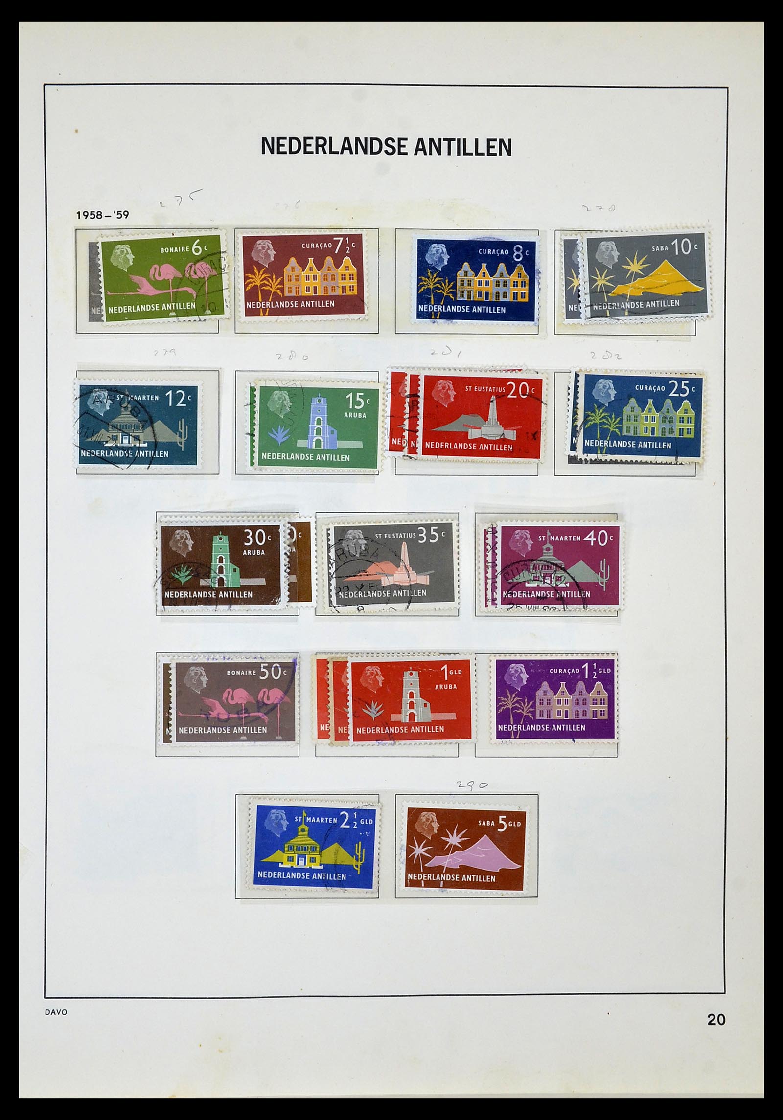 34520 060 - Stamp Collection 34520 Dutch territories 1864-1975.