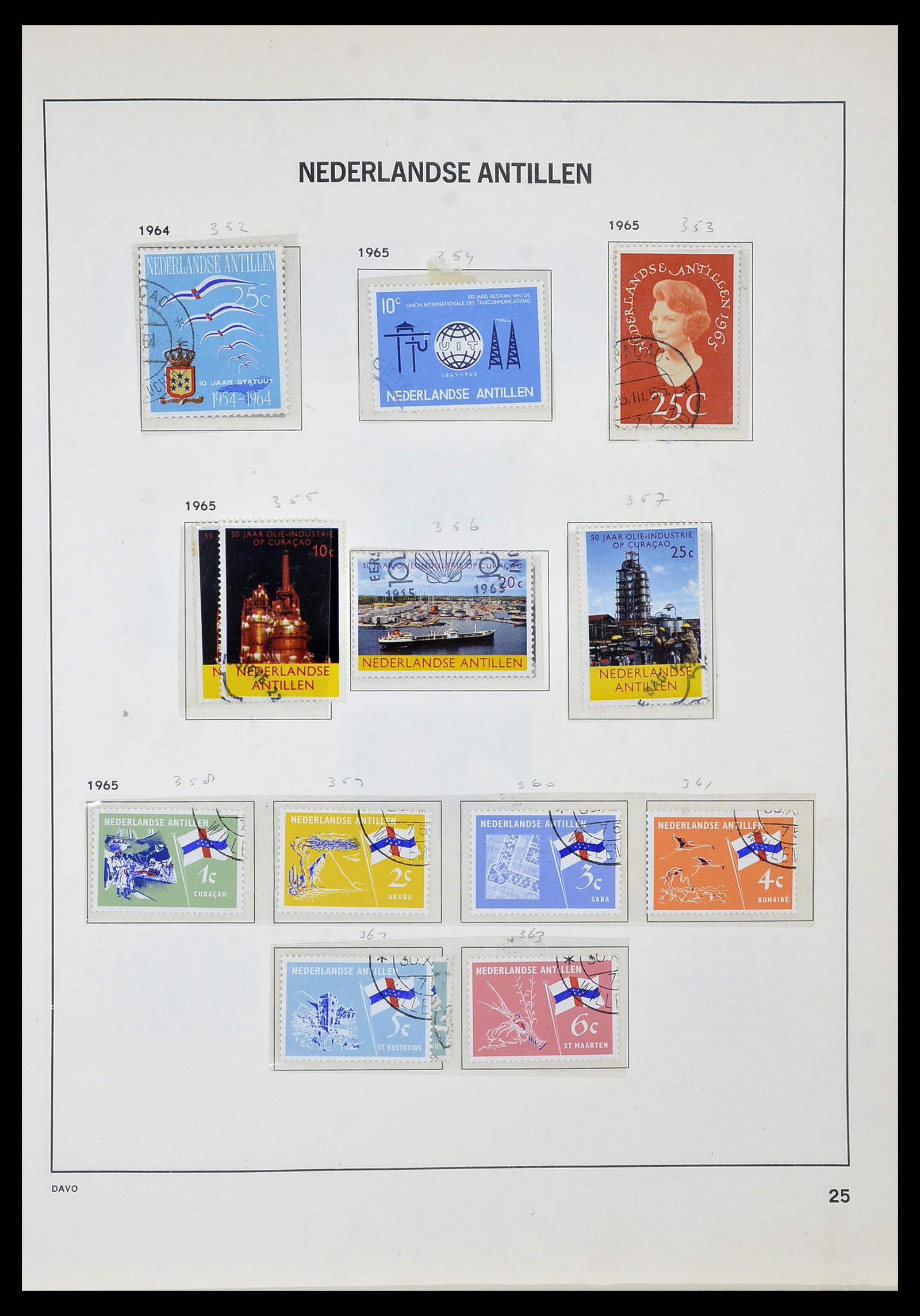 34520 066 - Stamp Collection 34520 Dutch territories 1864-1975.
