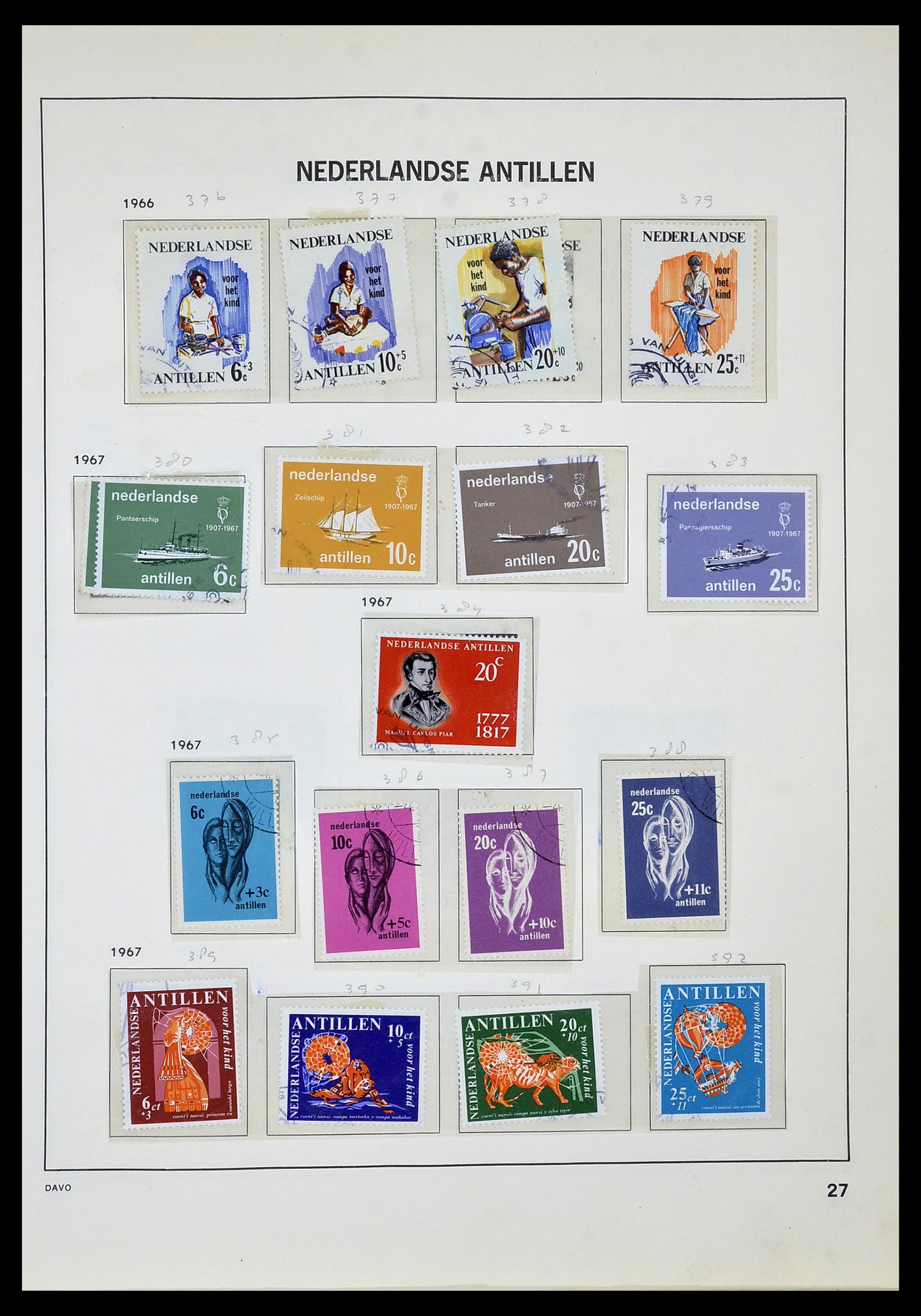34520 068 - Stamp Collection 34520 Dutch territories 1864-1975.