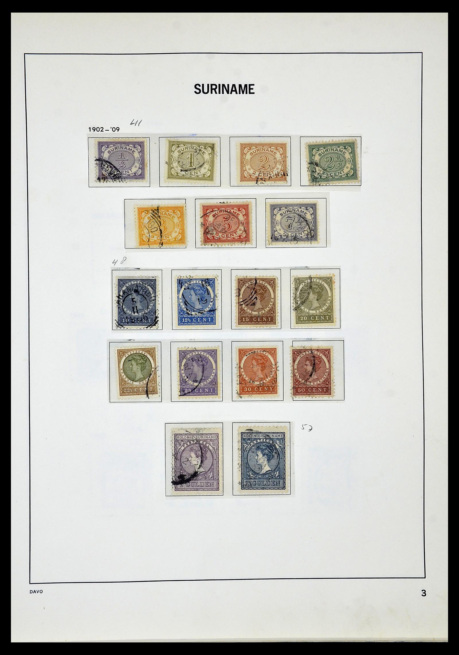 34520 084 - Stamp Collection 34520 Dutch territories 1864-1975.