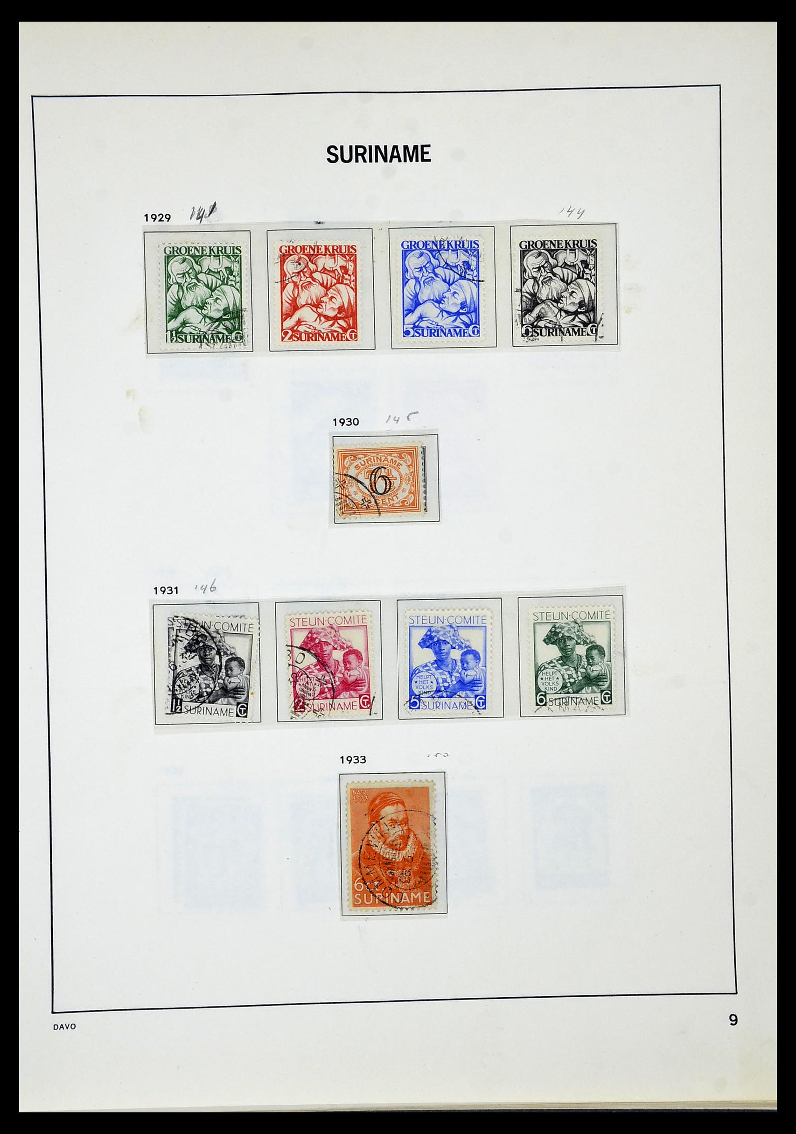 34520 090 - Stamp Collection 34520 Dutch territories 1864-1975.