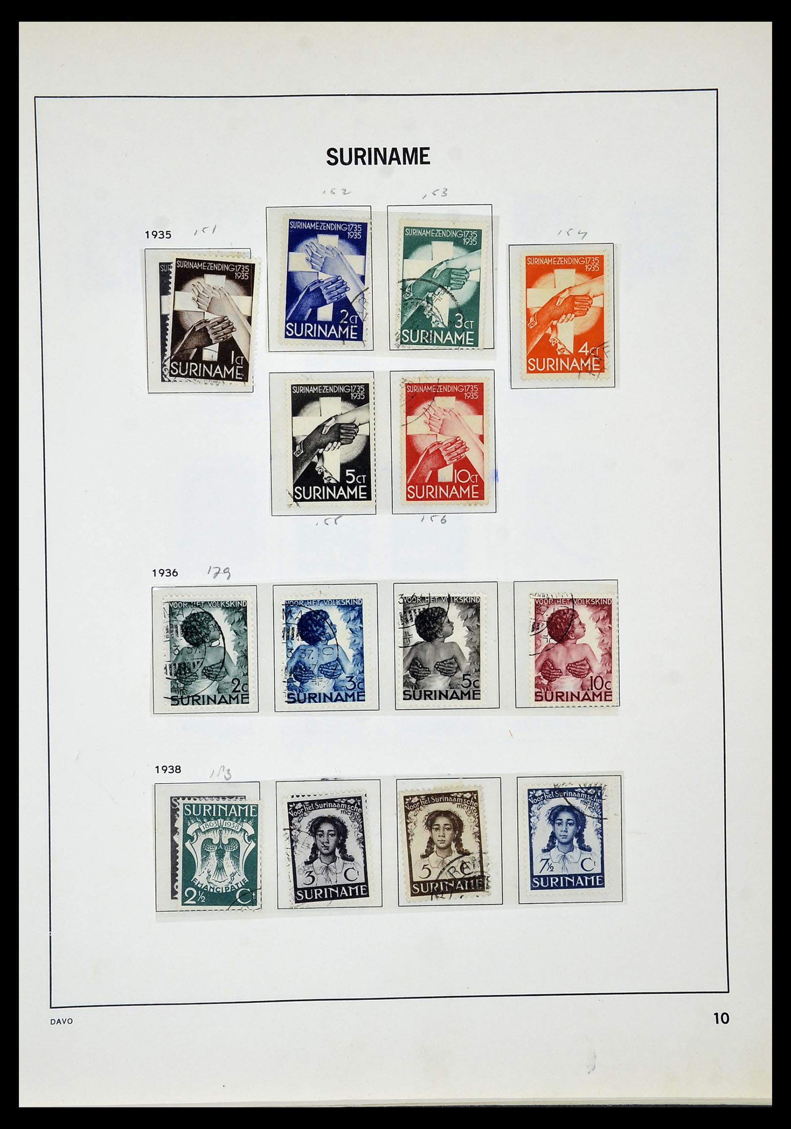 34520 091 - Stamp Collection 34520 Dutch territories 1864-1975.