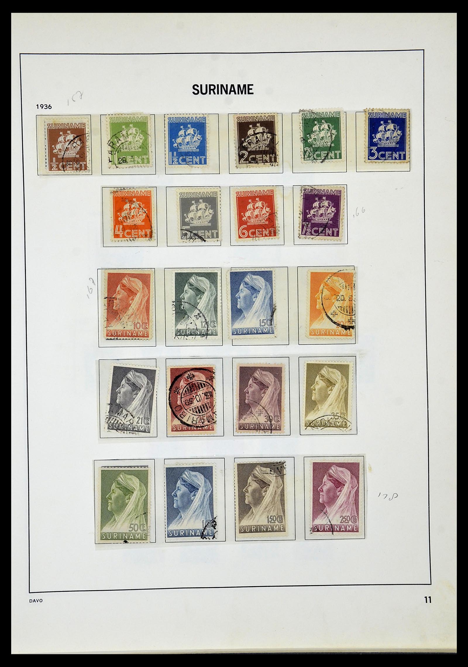34520 092 - Stamp Collection 34520 Dutch territories 1864-1975.