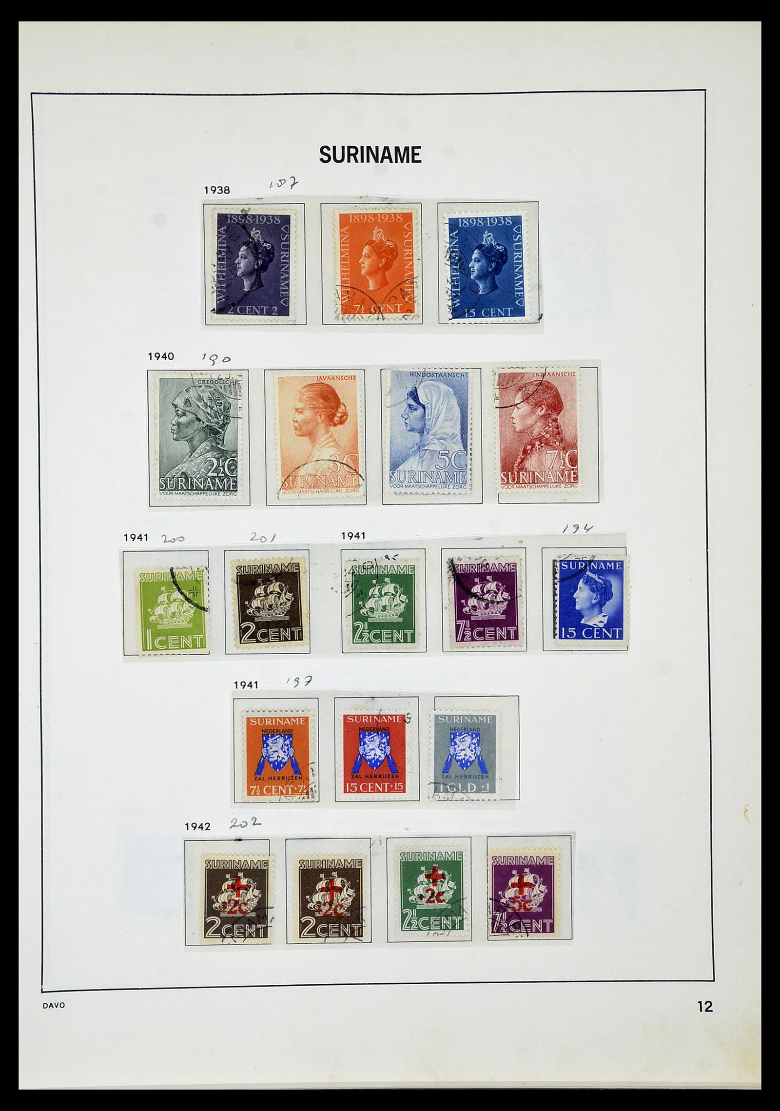 34520 093 - Stamp Collection 34520 Dutch territories 1864-1975.