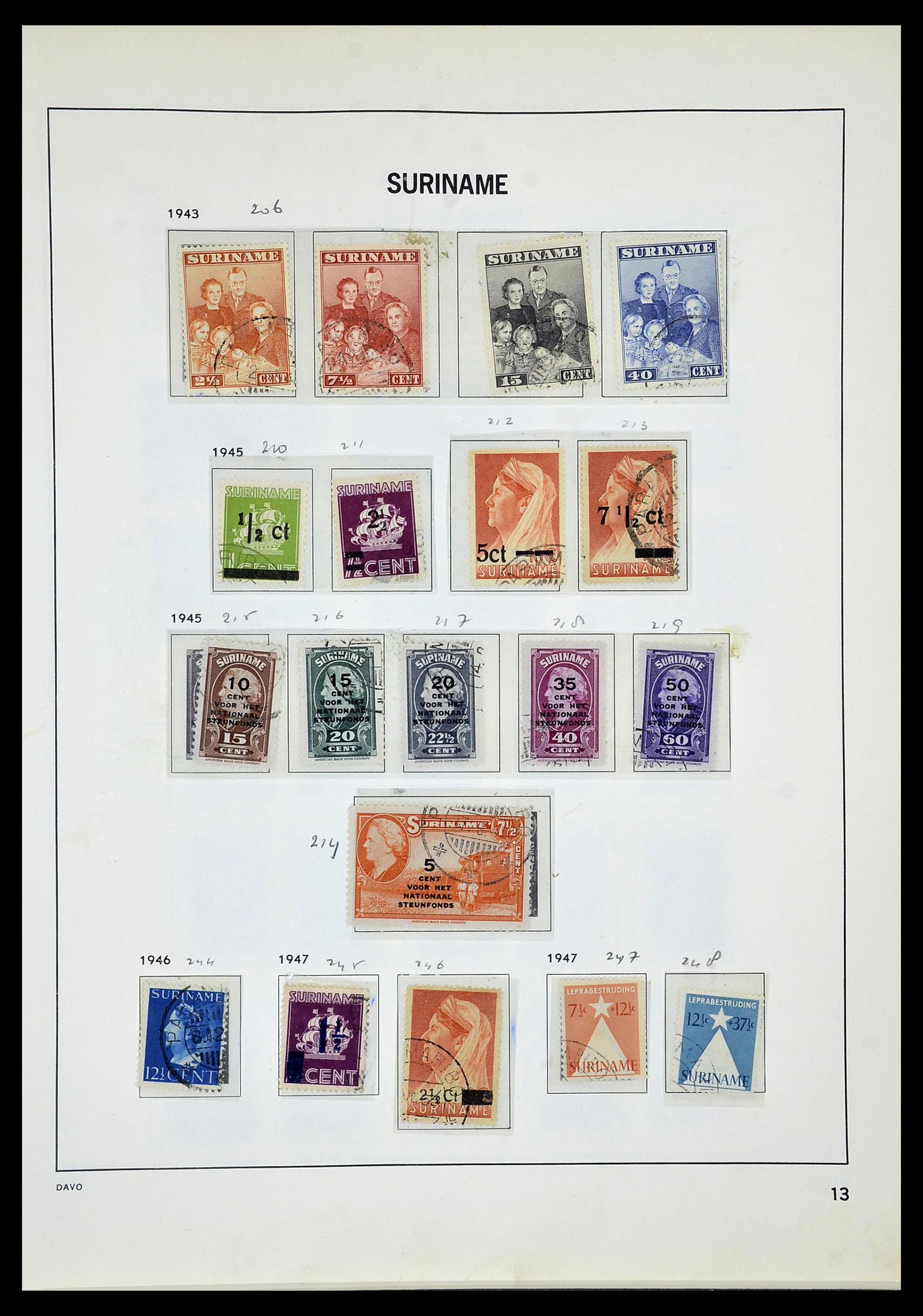 34520 094 - Stamp Collection 34520 Dutch territories 1864-1975.