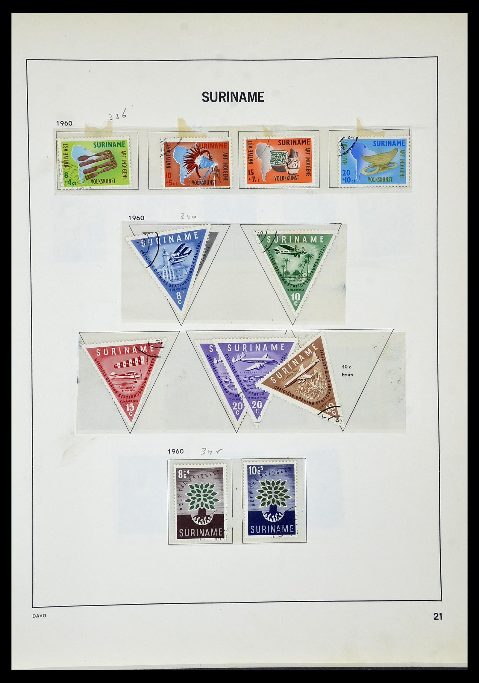 34520 102 - Postzegelverzameling 34520 Overzeese gebiedsdelen 1864-1975.