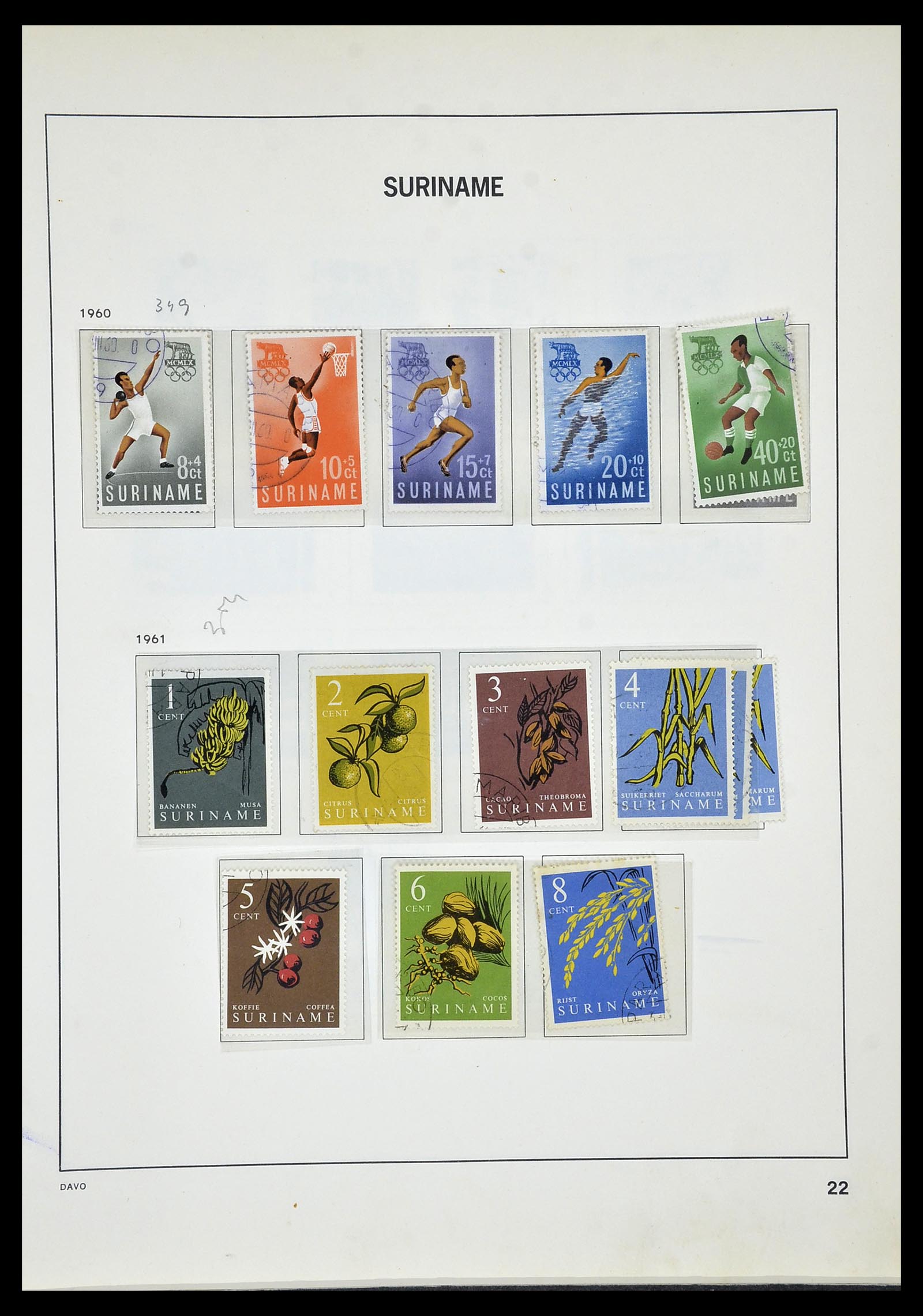 34520 103 - Stamp Collection 34520 Dutch territories 1864-1975.