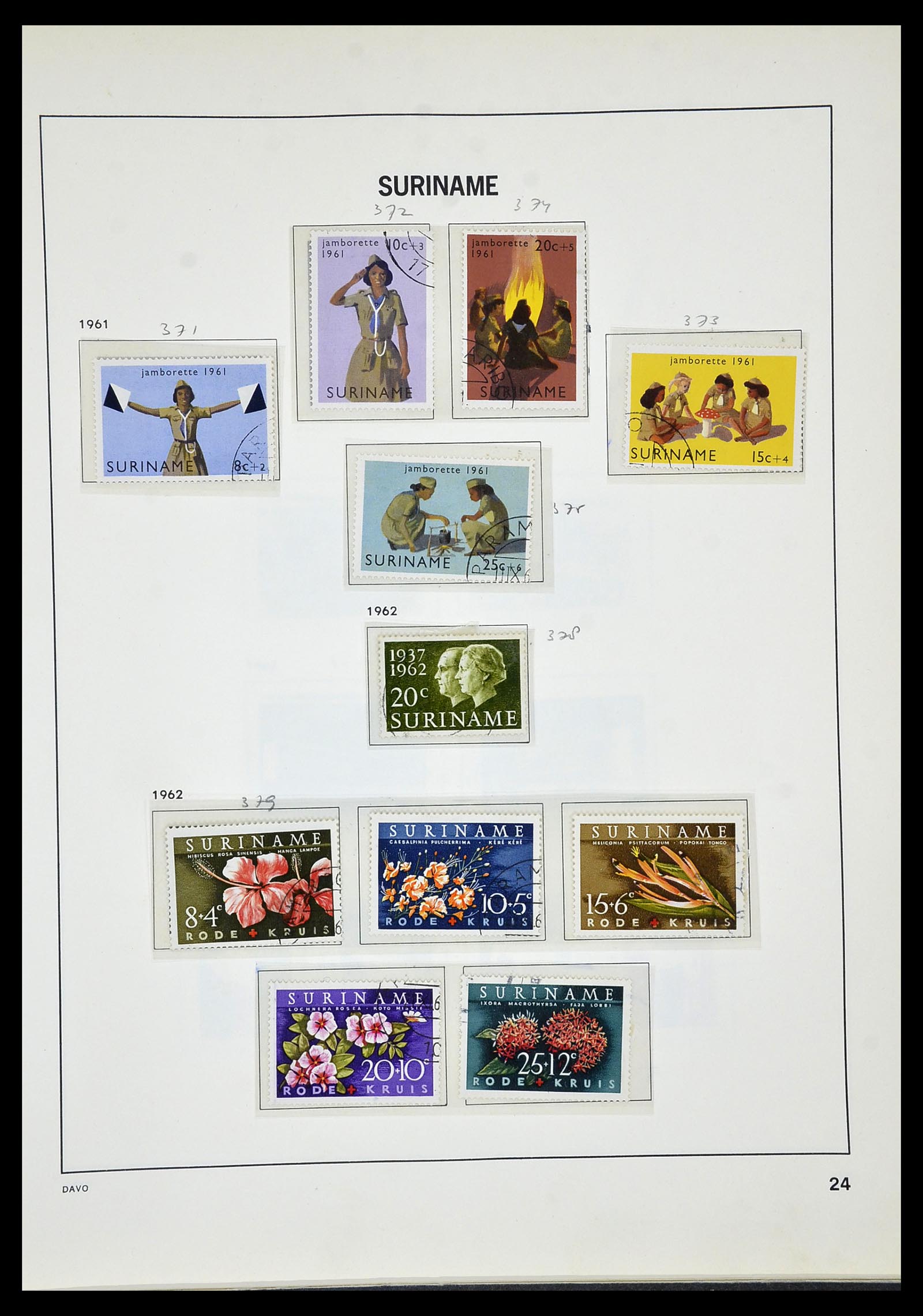 34520 105 - Stamp Collection 34520 Dutch territories 1864-1975.