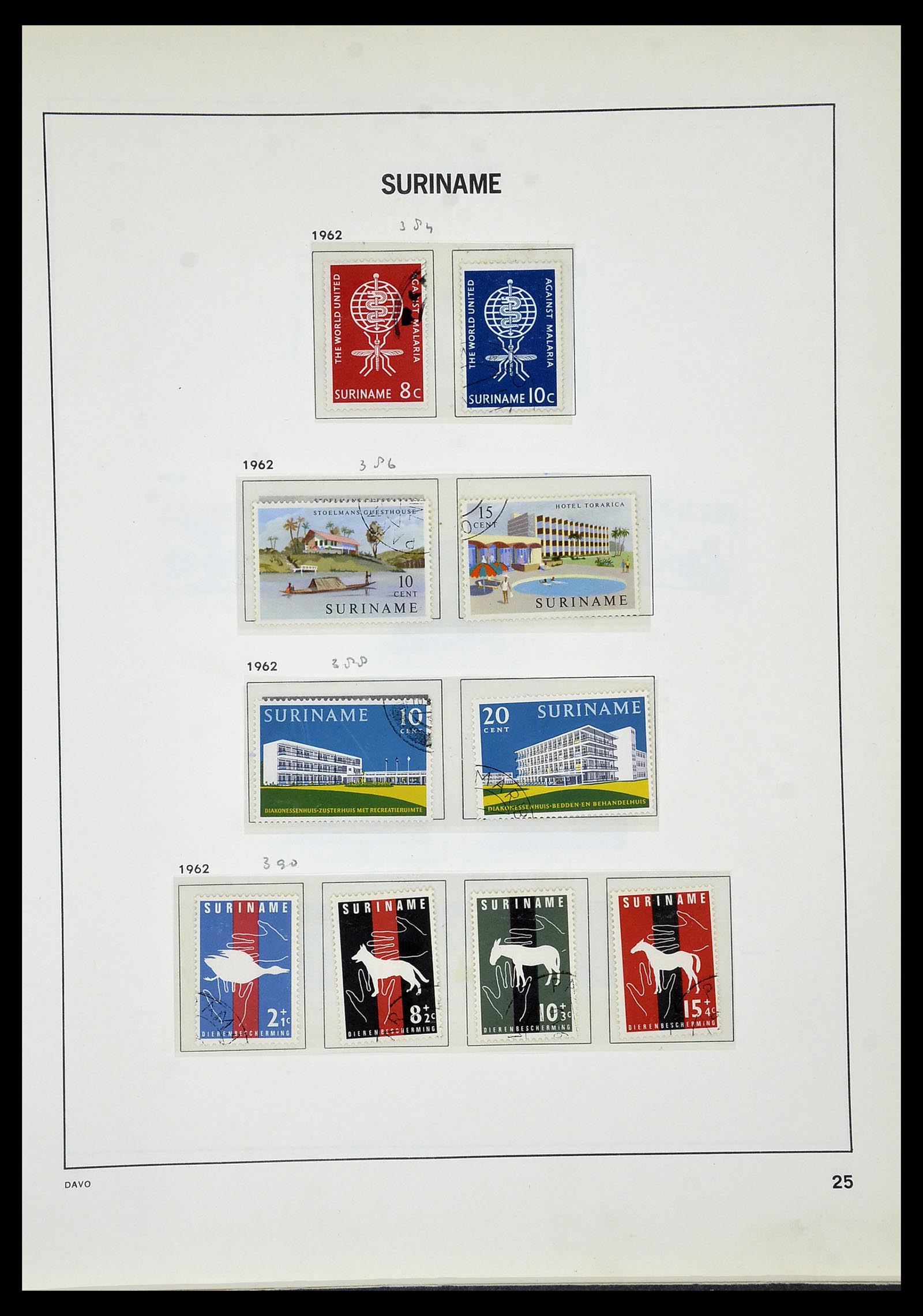 34520 106 - Postzegelverzameling 34520 Overzeese gebiedsdelen 1864-1975.
