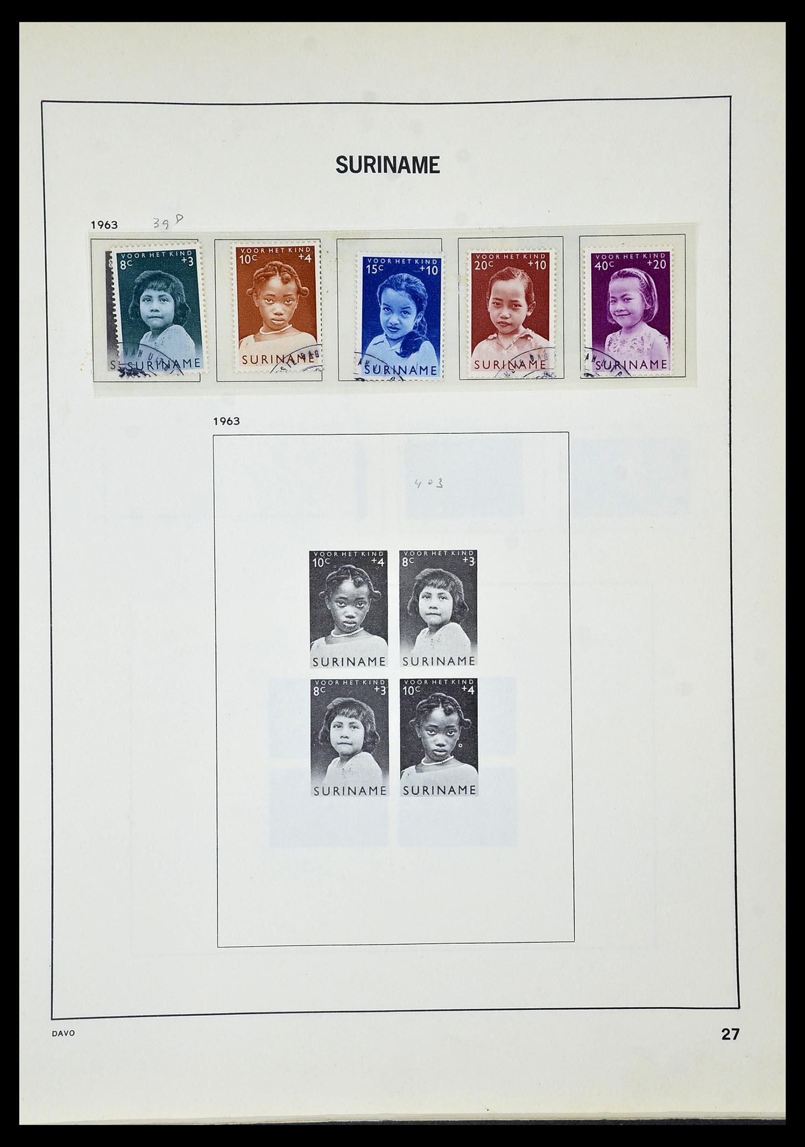 34520 108 - Postzegelverzameling 34520 Overzeese gebiedsdelen 1864-1975.