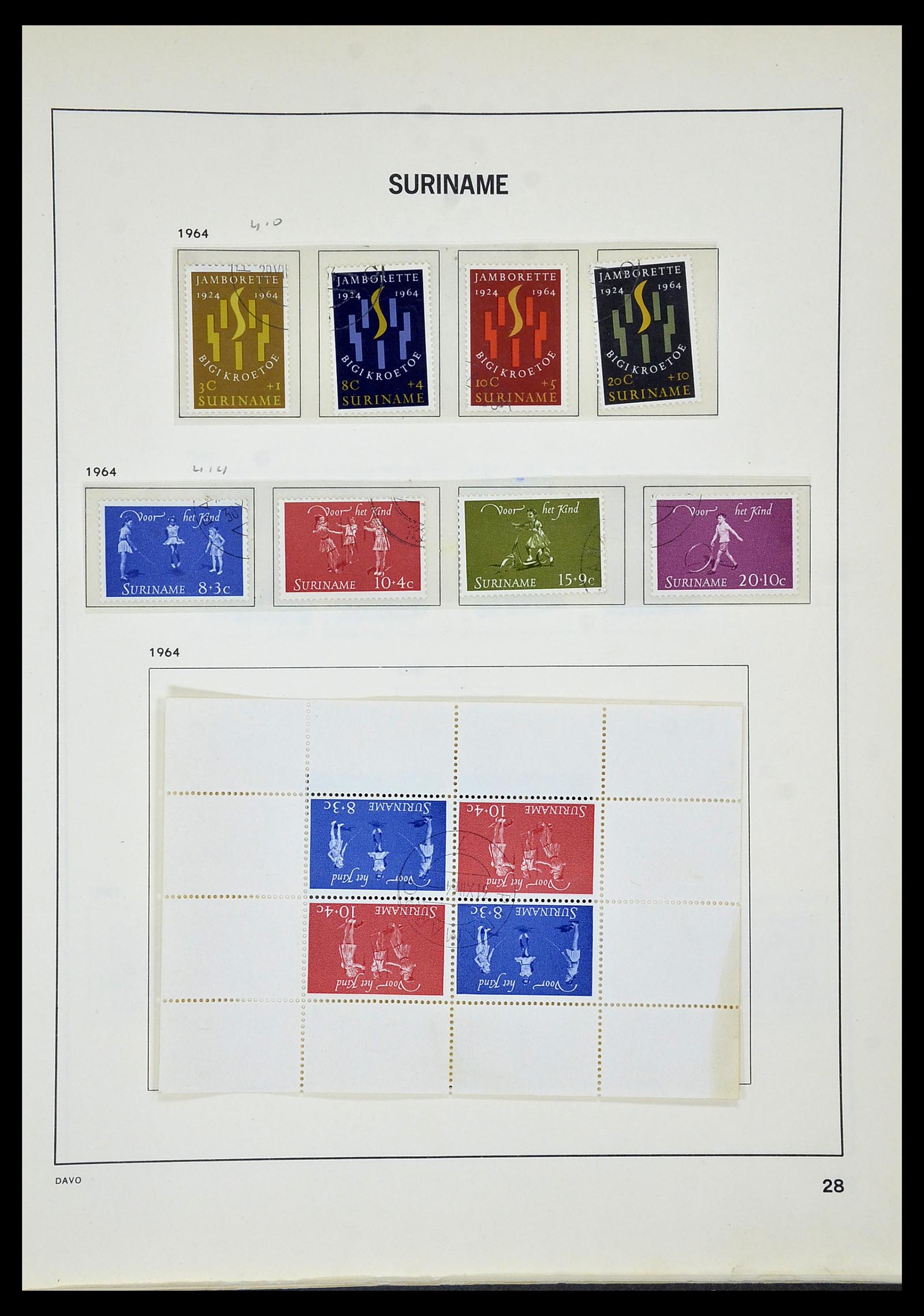 34520 109 - Postzegelverzameling 34520 Overzeese gebiedsdelen 1864-1975.