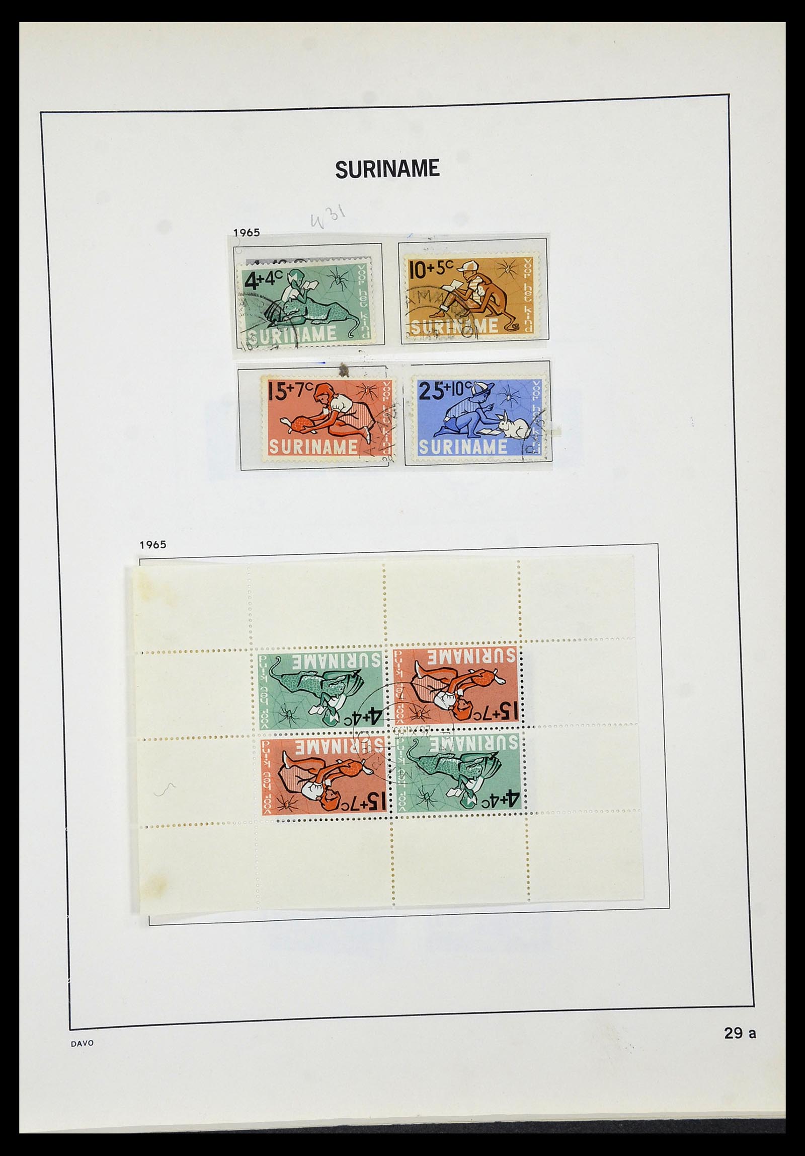 34520 111 - Postzegelverzameling 34520 Overzeese gebiedsdelen 1864-1975.
