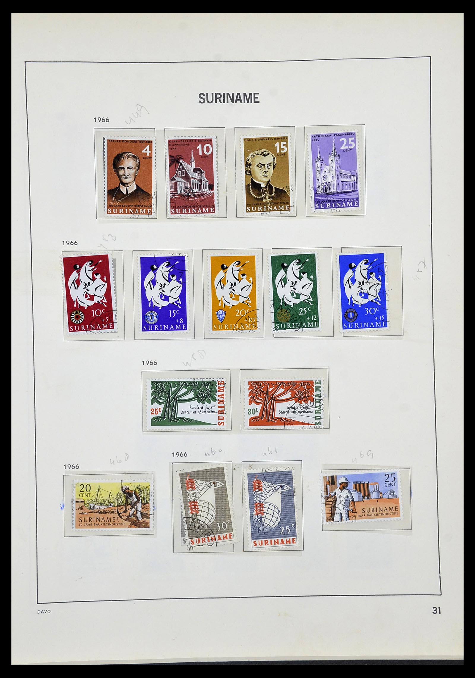 34520 113 - Stamp Collection 34520 Dutch territories 1864-1975.