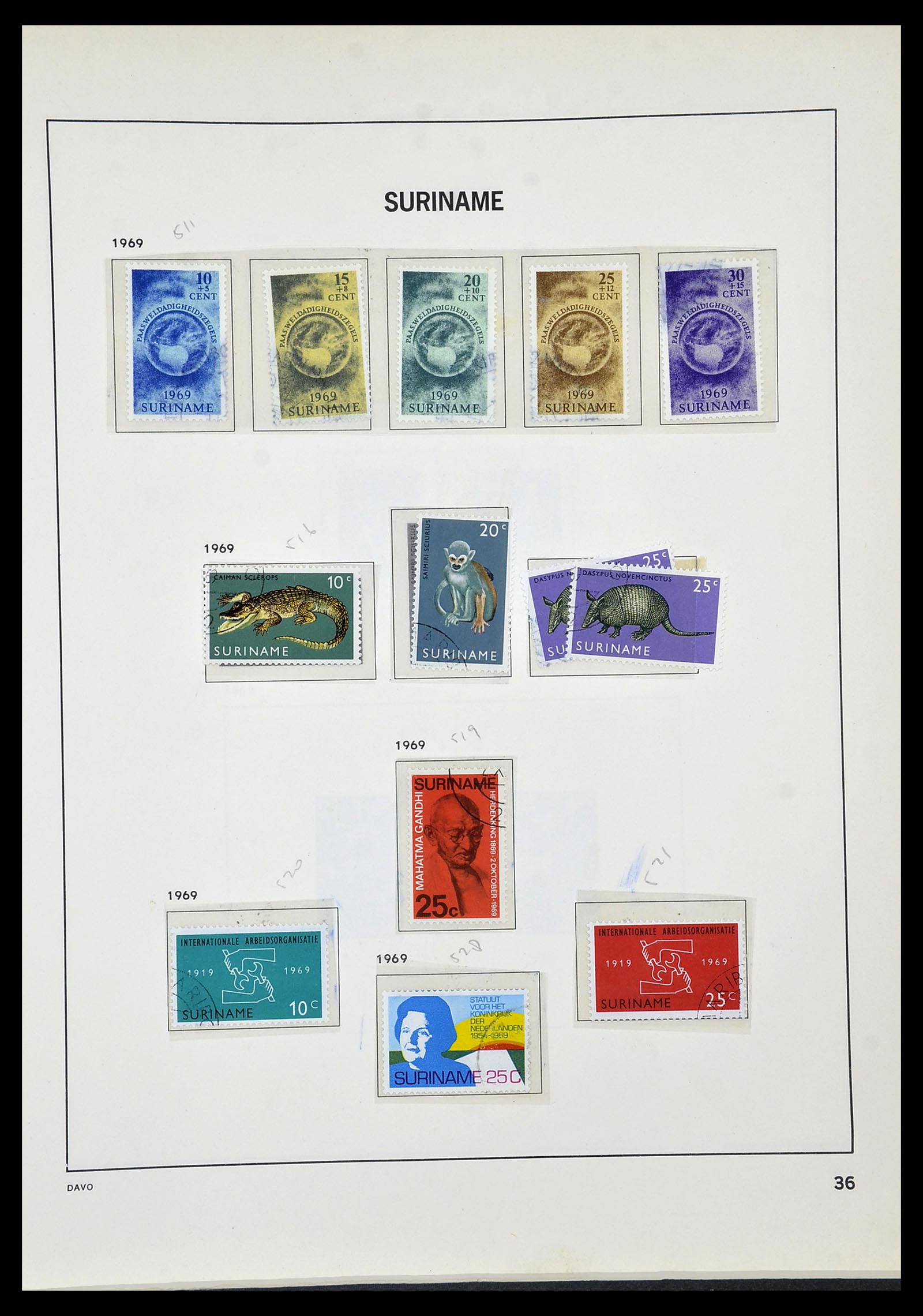 34520 118 - Postzegelverzameling 34520 Overzeese gebiedsdelen 1864-1975.
