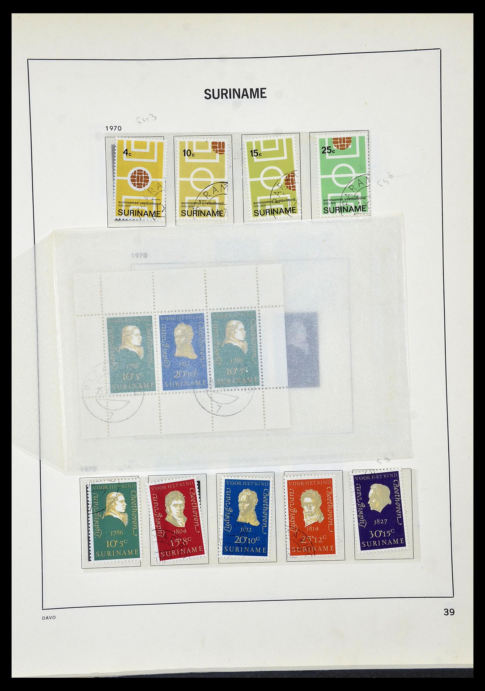 34520 121 - Postzegelverzameling 34520 Overzeese gebiedsdelen 1864-1975.