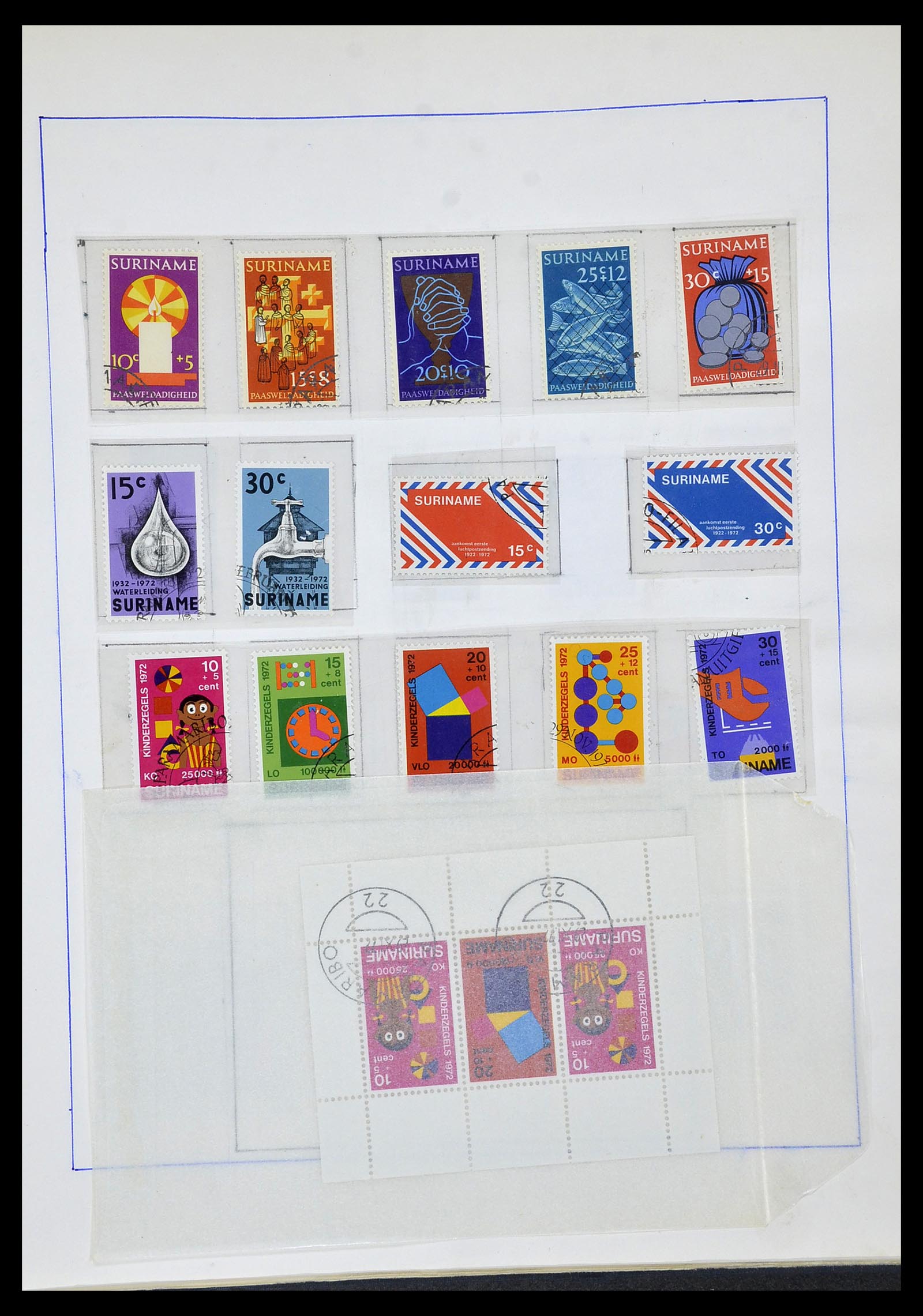 34520 125 - Postzegelverzameling 34520 Overzeese gebiedsdelen 1864-1975.
