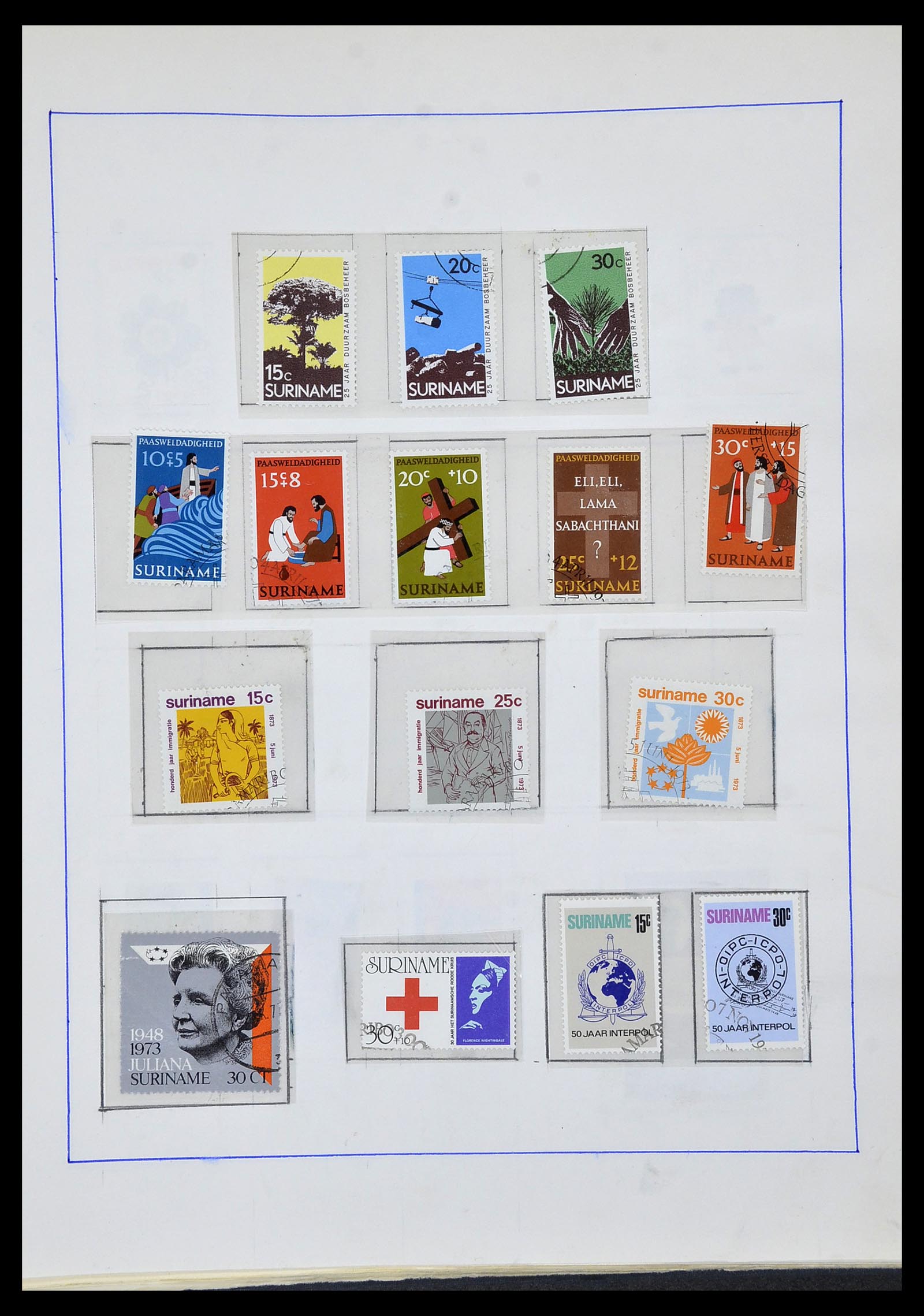 34520 126 - Postzegelverzameling 34520 Overzeese gebiedsdelen 1864-1975.