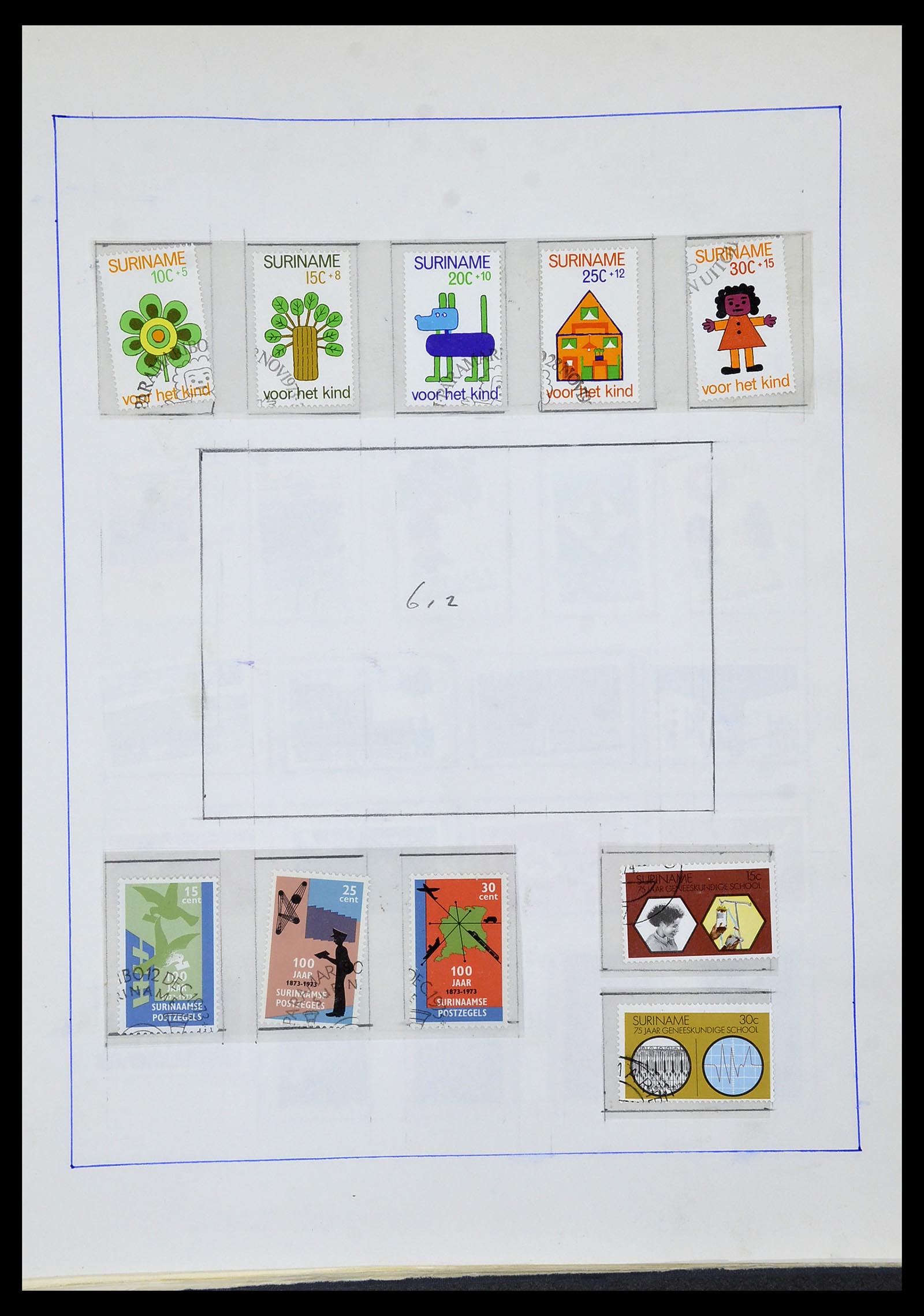 34520 127 - Postzegelverzameling 34520 Overzeese gebiedsdelen 1864-1975.