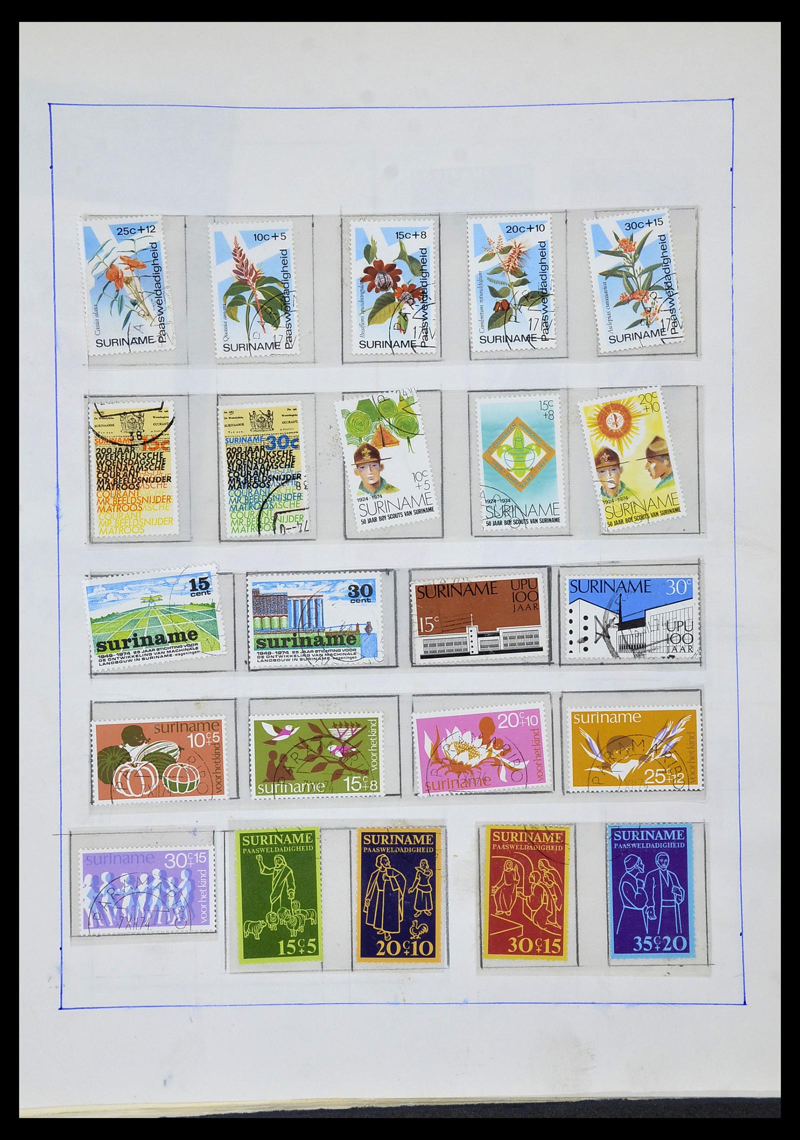 34520 128 - Postzegelverzameling 34520 Overzeese gebiedsdelen 1864-1975.
