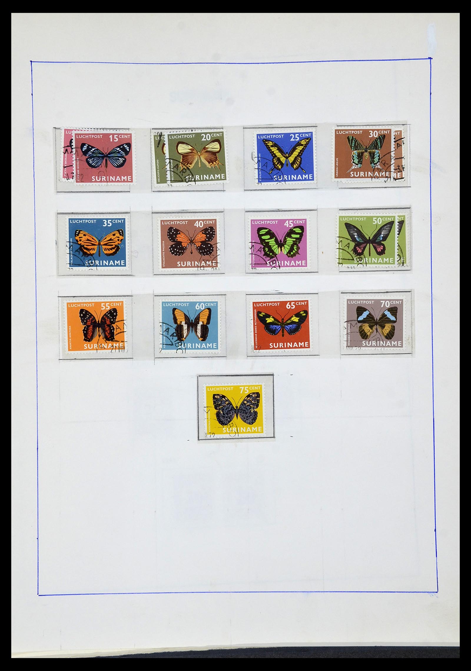 34520 133 - Postzegelverzameling 34520 Overzeese gebiedsdelen 1864-1975.