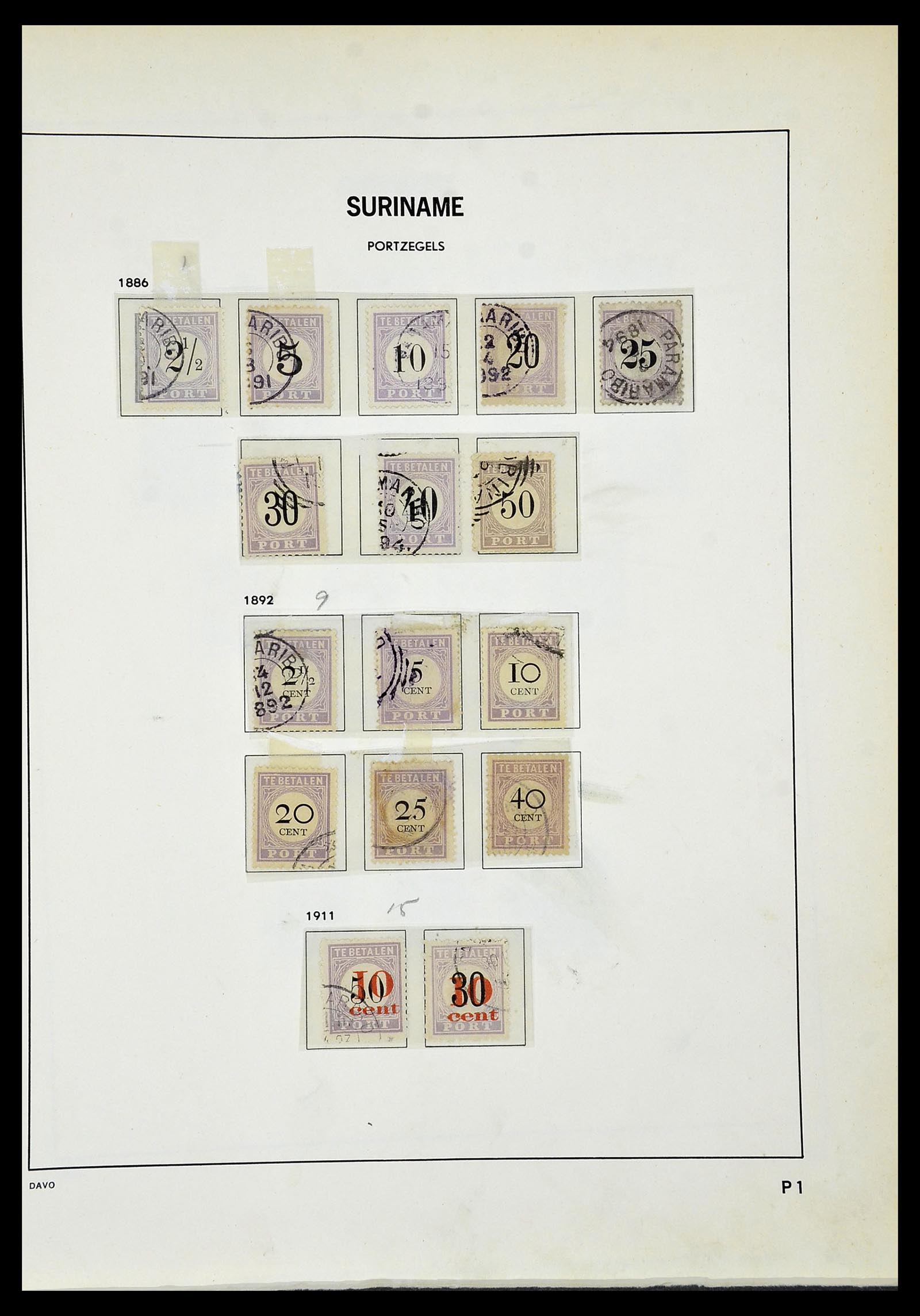 34520 134 - Postzegelverzameling 34520 Overzeese gebiedsdelen 1864-1975.