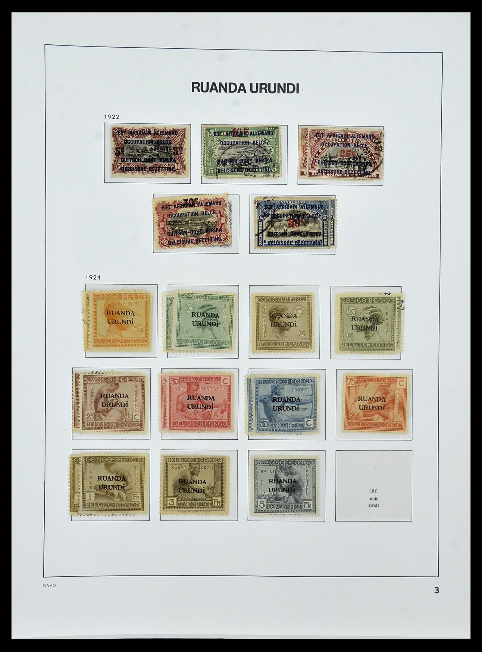 34522 034 - Postzegelverzameling 34522 Belgisch Congo 1886-1960.