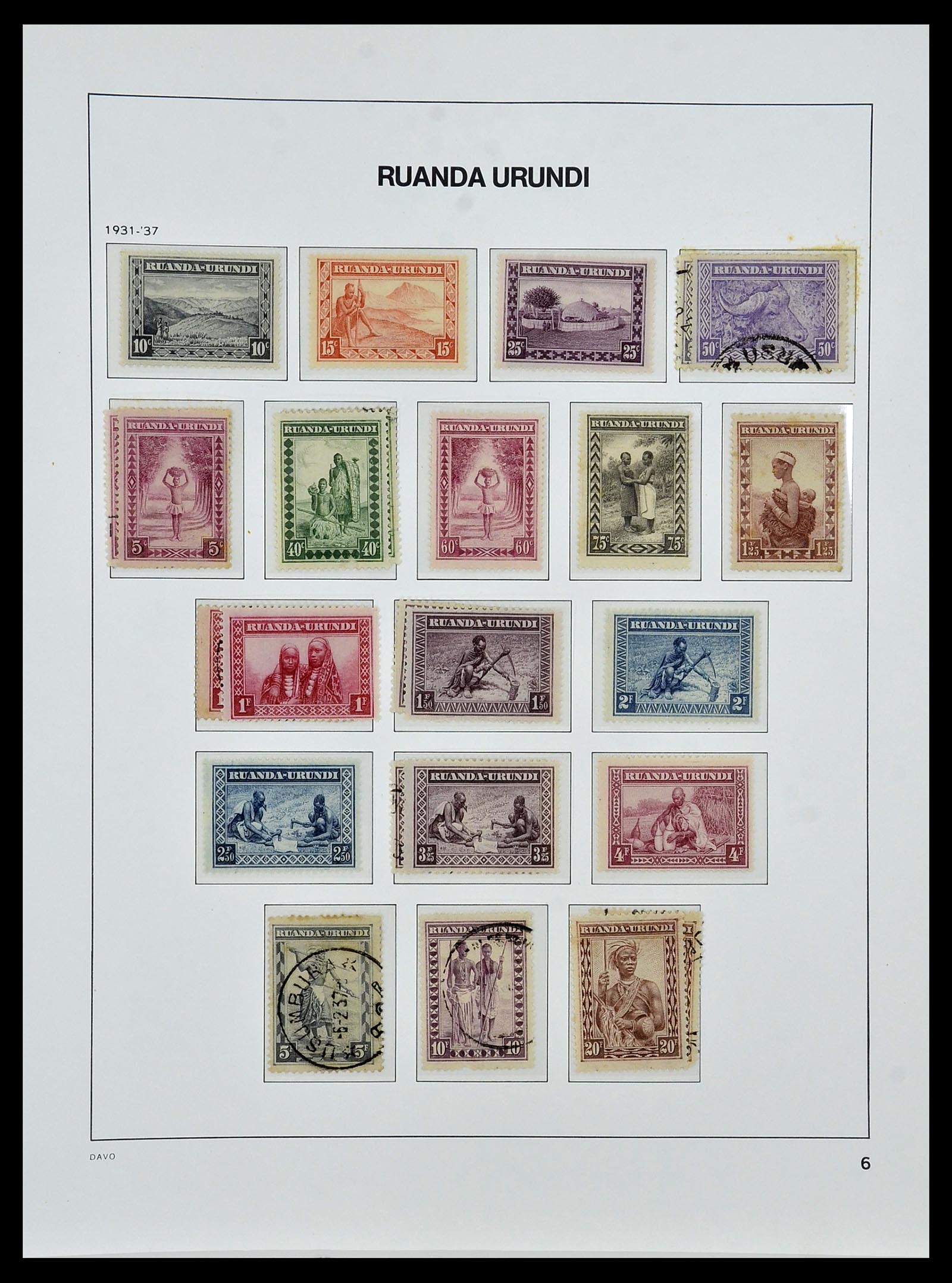 34522 037 - Postzegelverzameling 34522 Belgisch Congo 1886-1960.