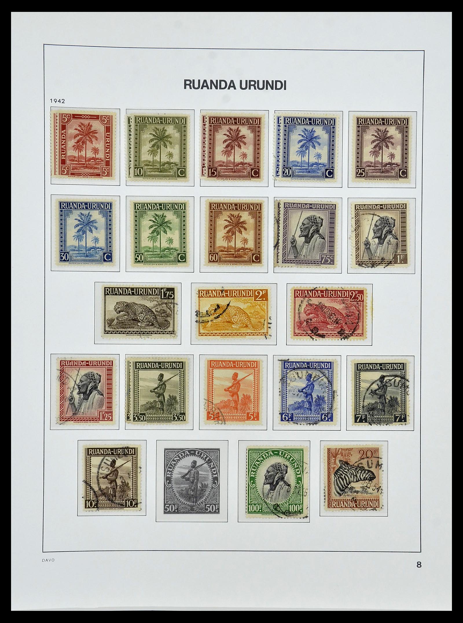 34522 039 - Postzegelverzameling 34522 Belgisch Congo 1886-1960.