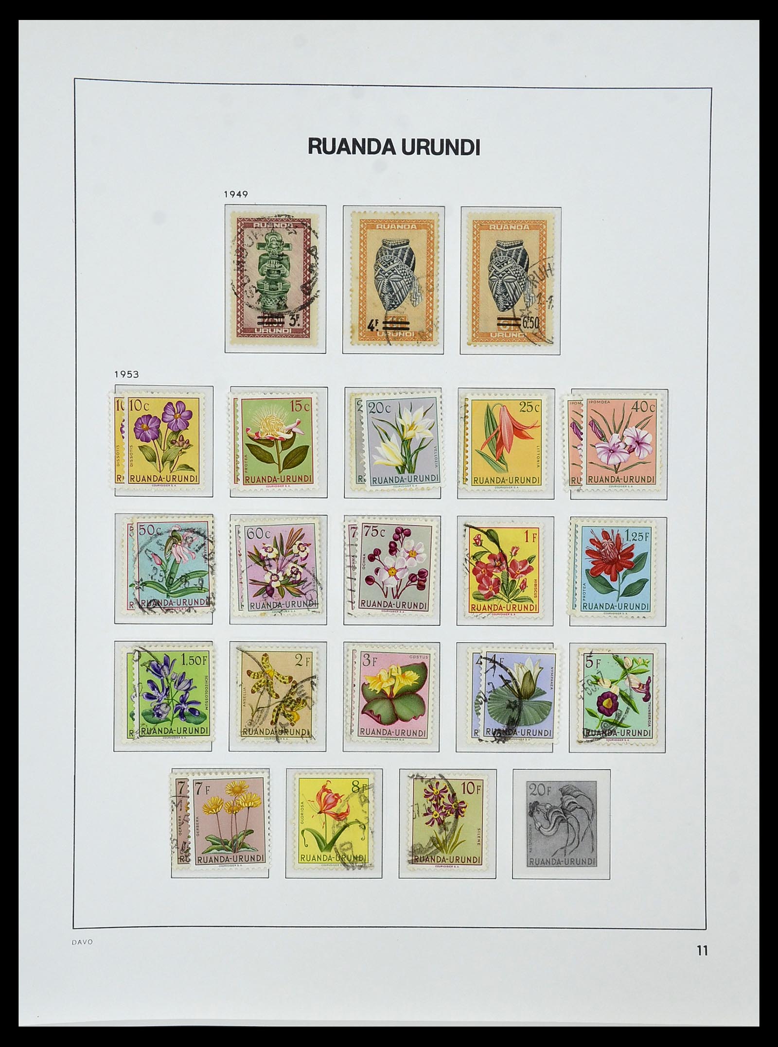 34522 041 - Postzegelverzameling 34522 Belgisch Congo 1886-1960.
