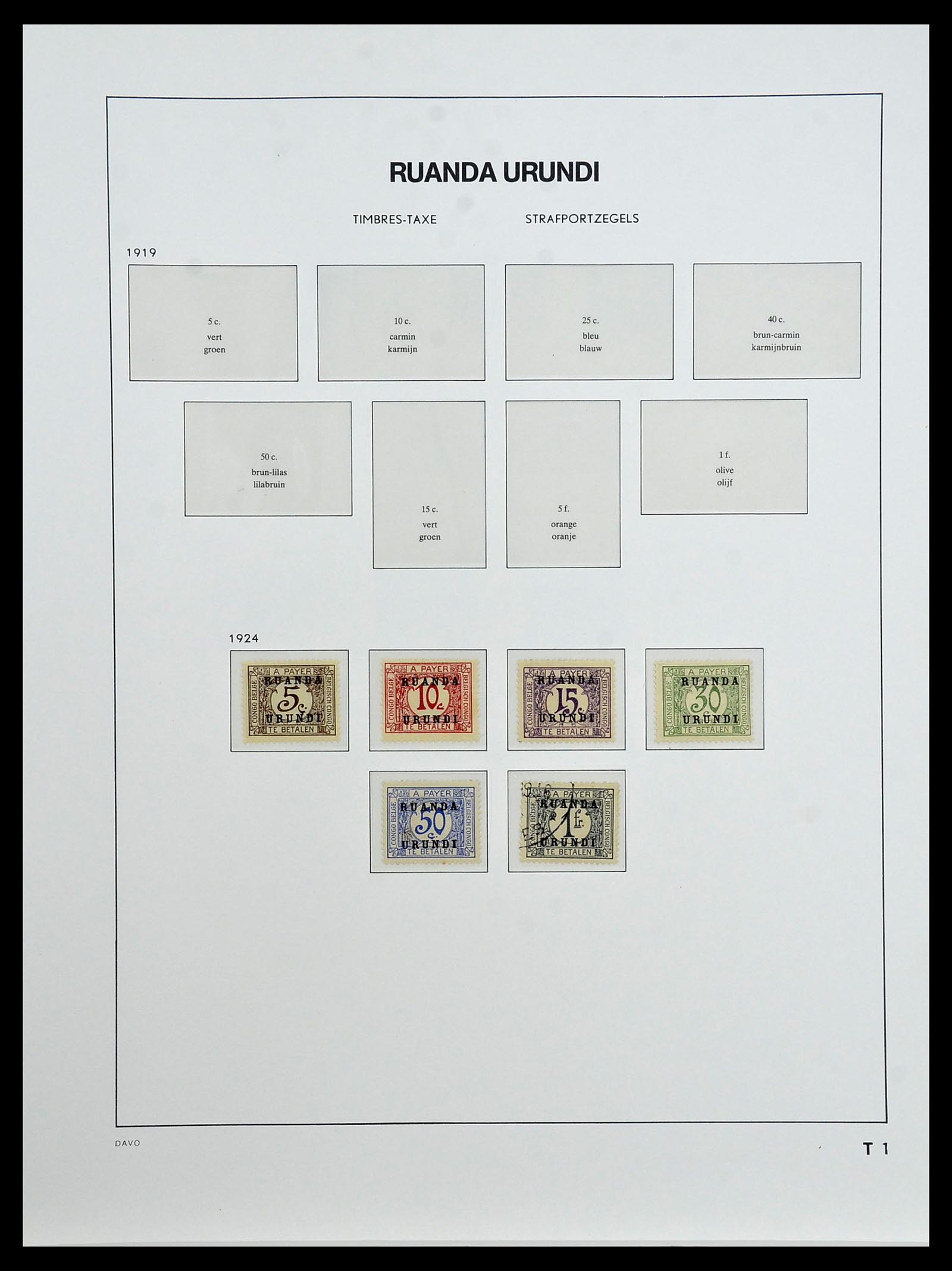 34522 046 - Postzegelverzameling 34522 Belgisch Congo 1886-1960.