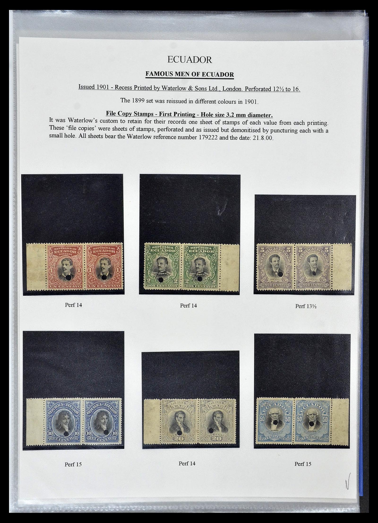 34523 009 - Postzegelverzameling 34523 Ecuador 1899-1952.