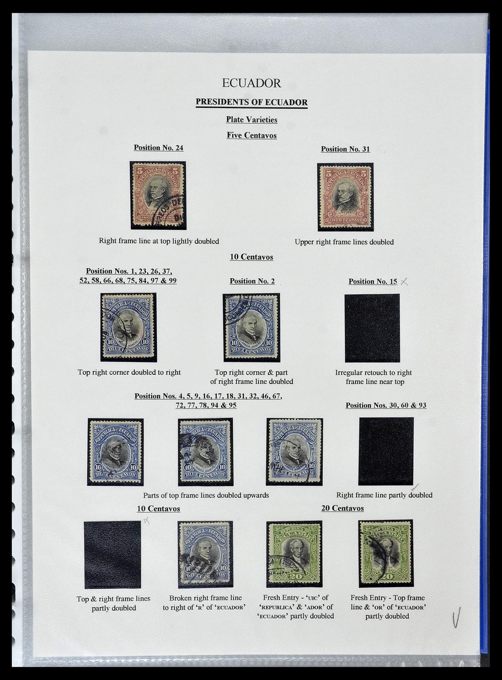 34523 021 - Postzegelverzameling 34523 Ecuador 1899-1952.