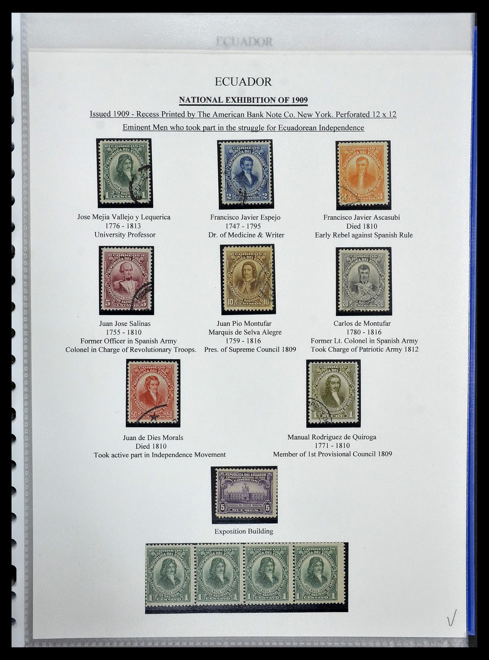 34523 024 - Postzegelverzameling 34523 Ecuador 1899-1952.