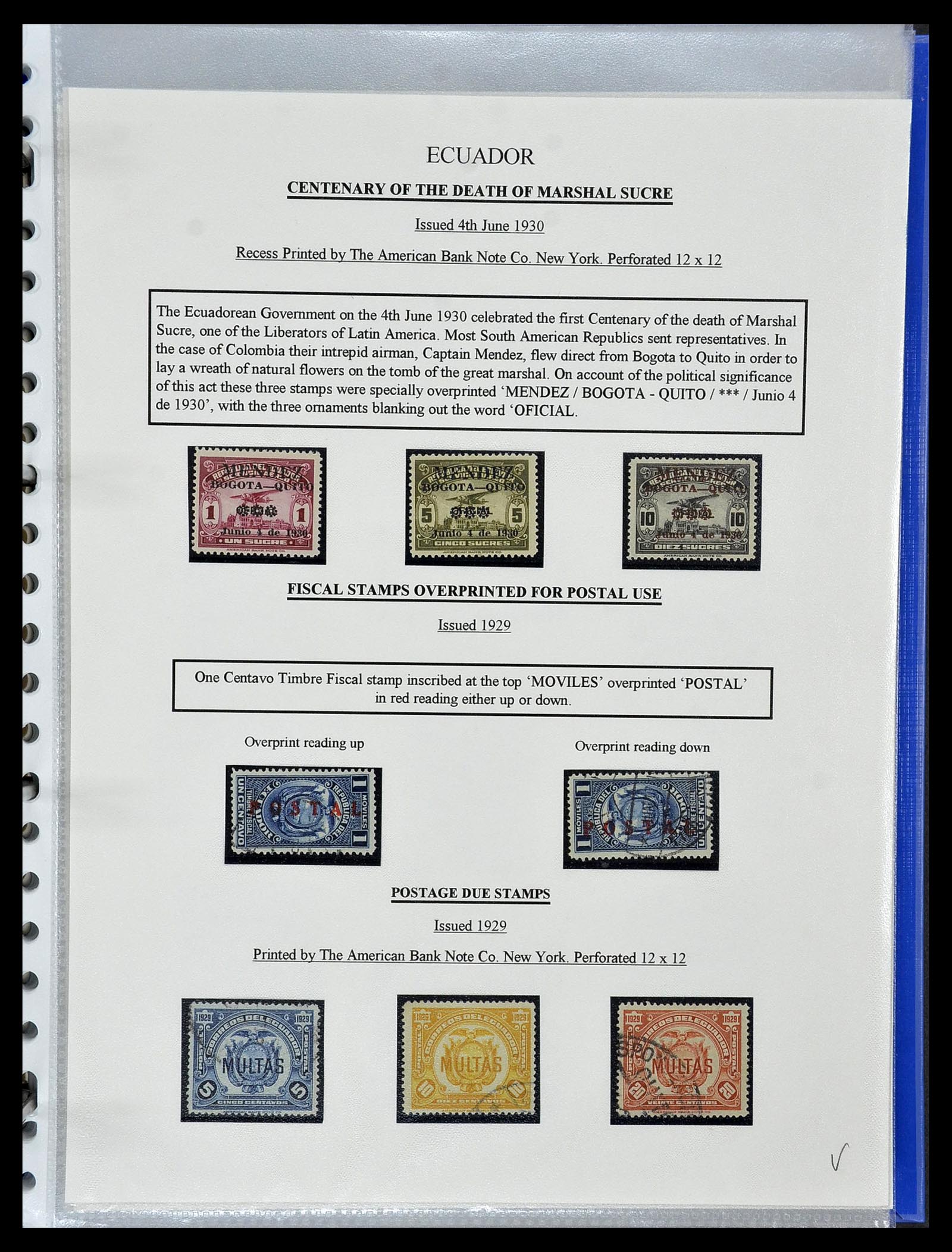 34523 043 - Stamp Collection 34523 Ecuador 1899-1952.