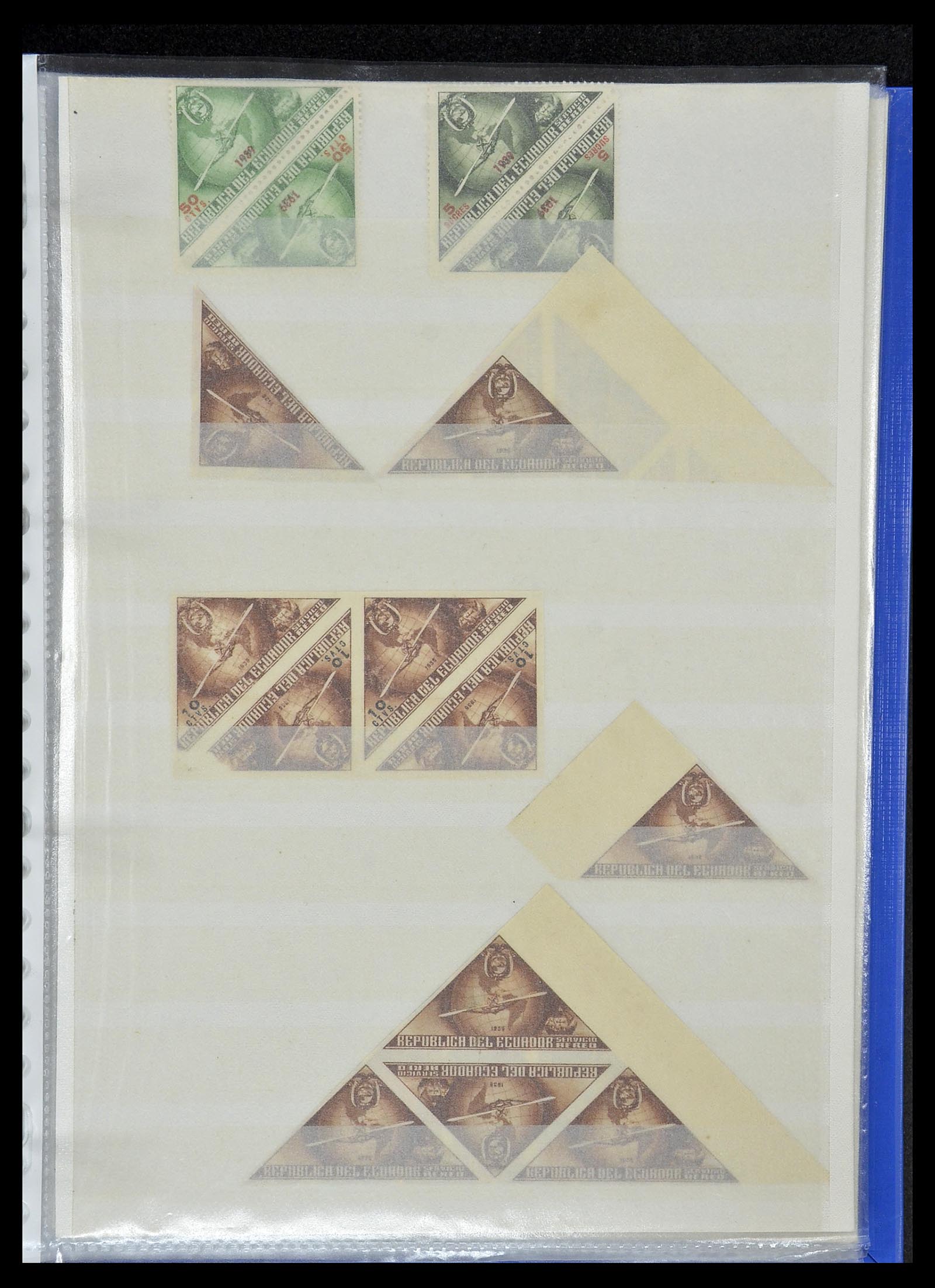 34523 055 - Postzegelverzameling 34523 Ecuador 1899-1952.