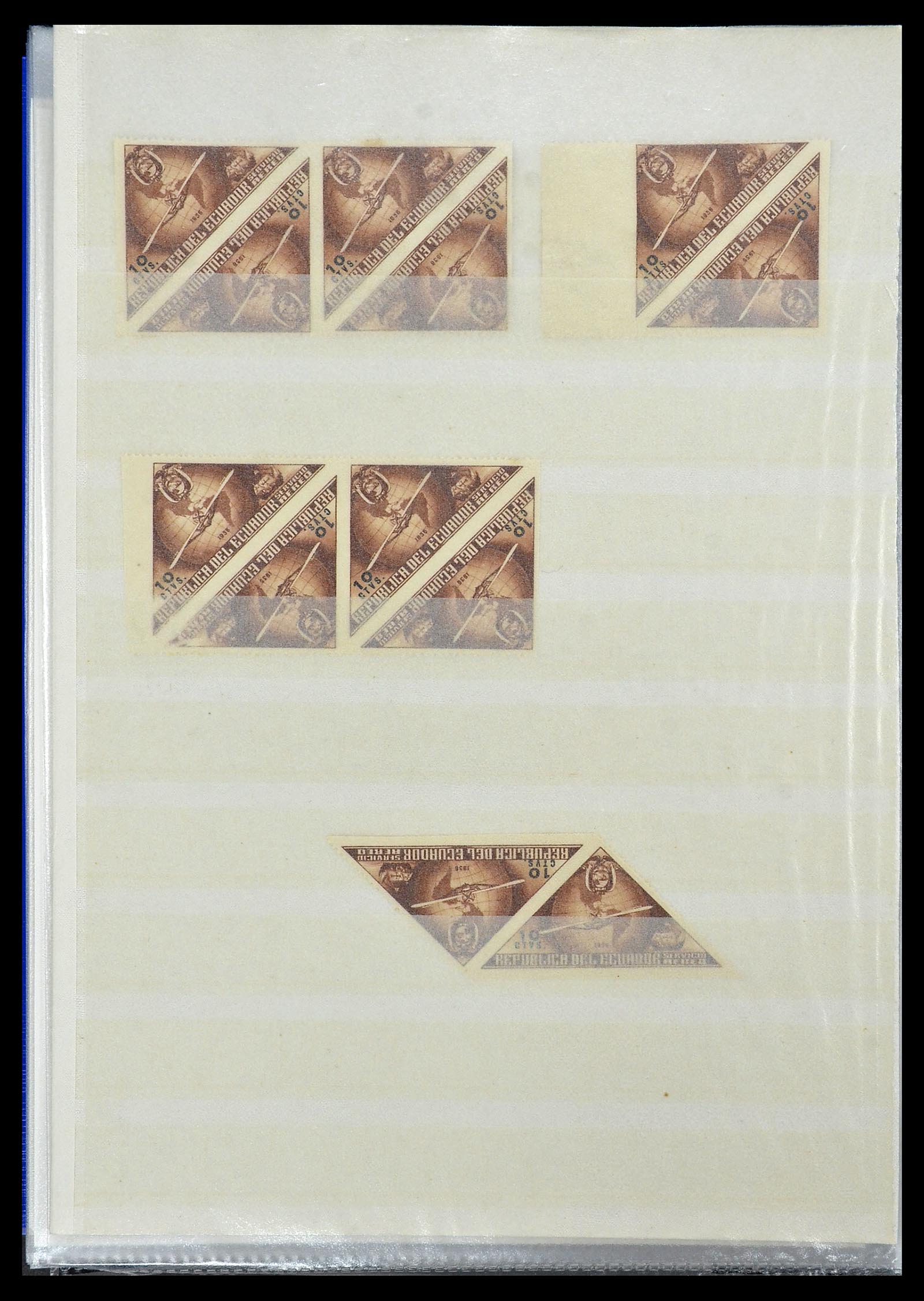 34523 056 - Postzegelverzameling 34523 Ecuador 1899-1952.