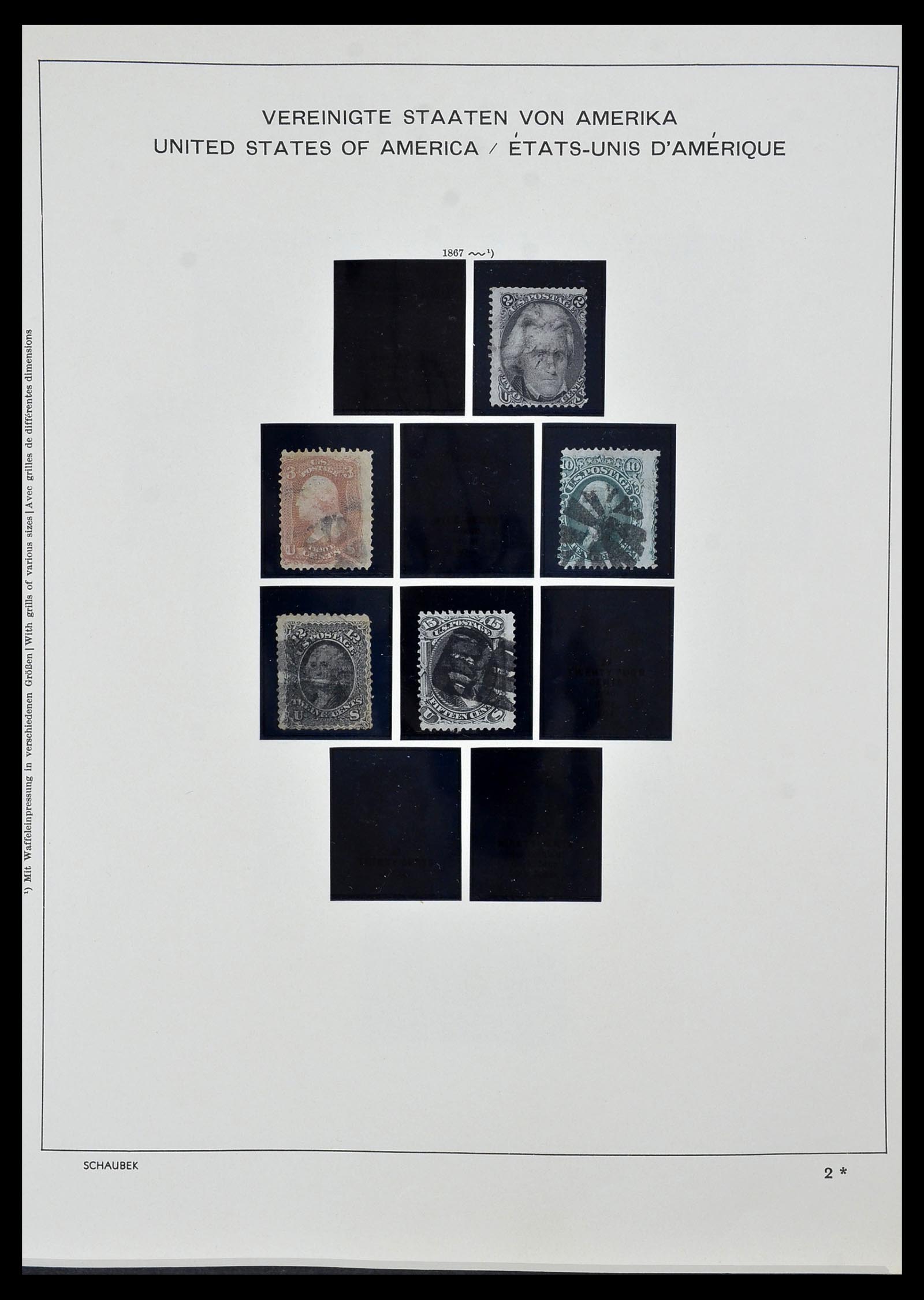 34525 003 - Postzegelverzameling 34525 USA 1851-1980.