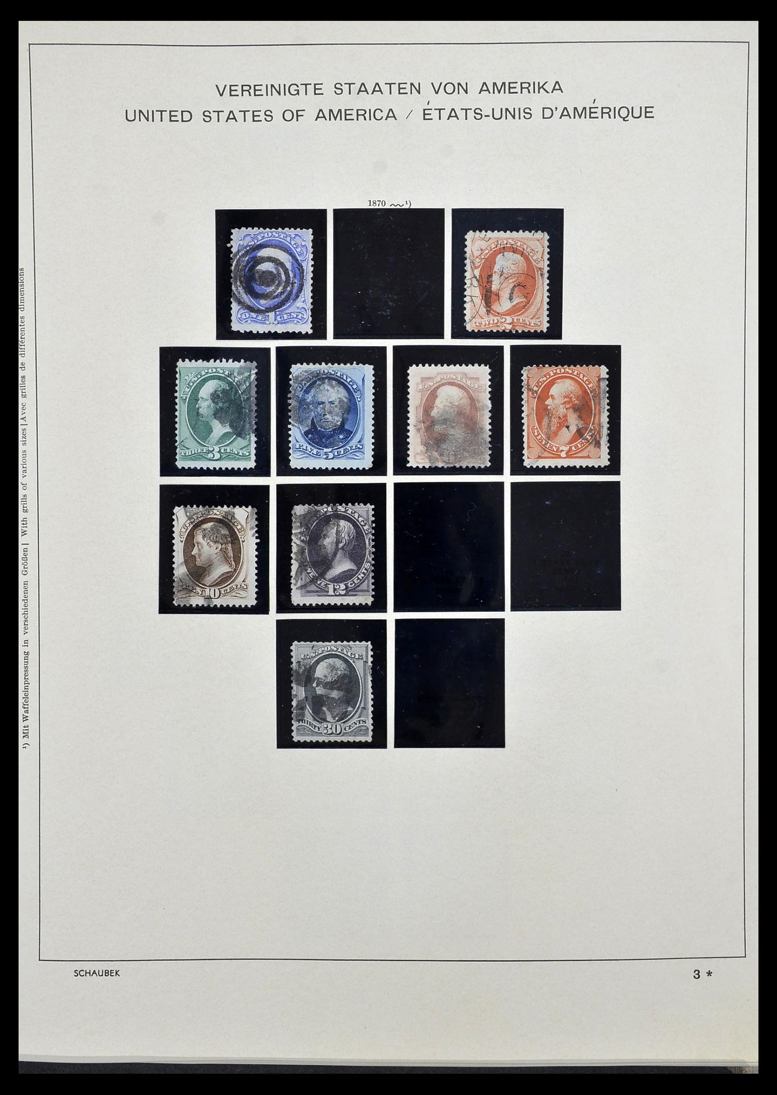 34525 005 - Postzegelverzameling 34525 USA 1851-1980.