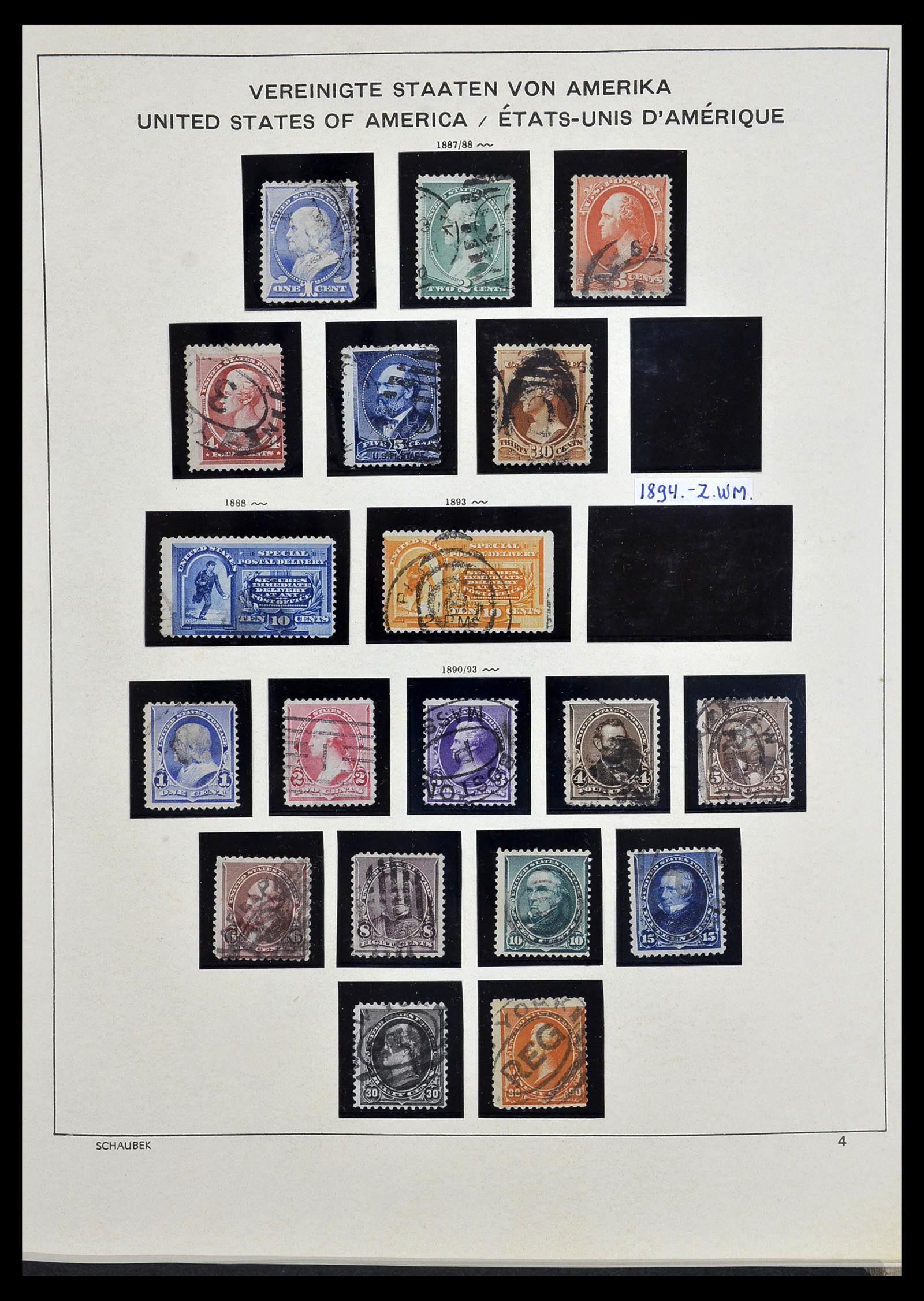 34525 006 - Postzegelverzameling 34525 USA 1851-1980.