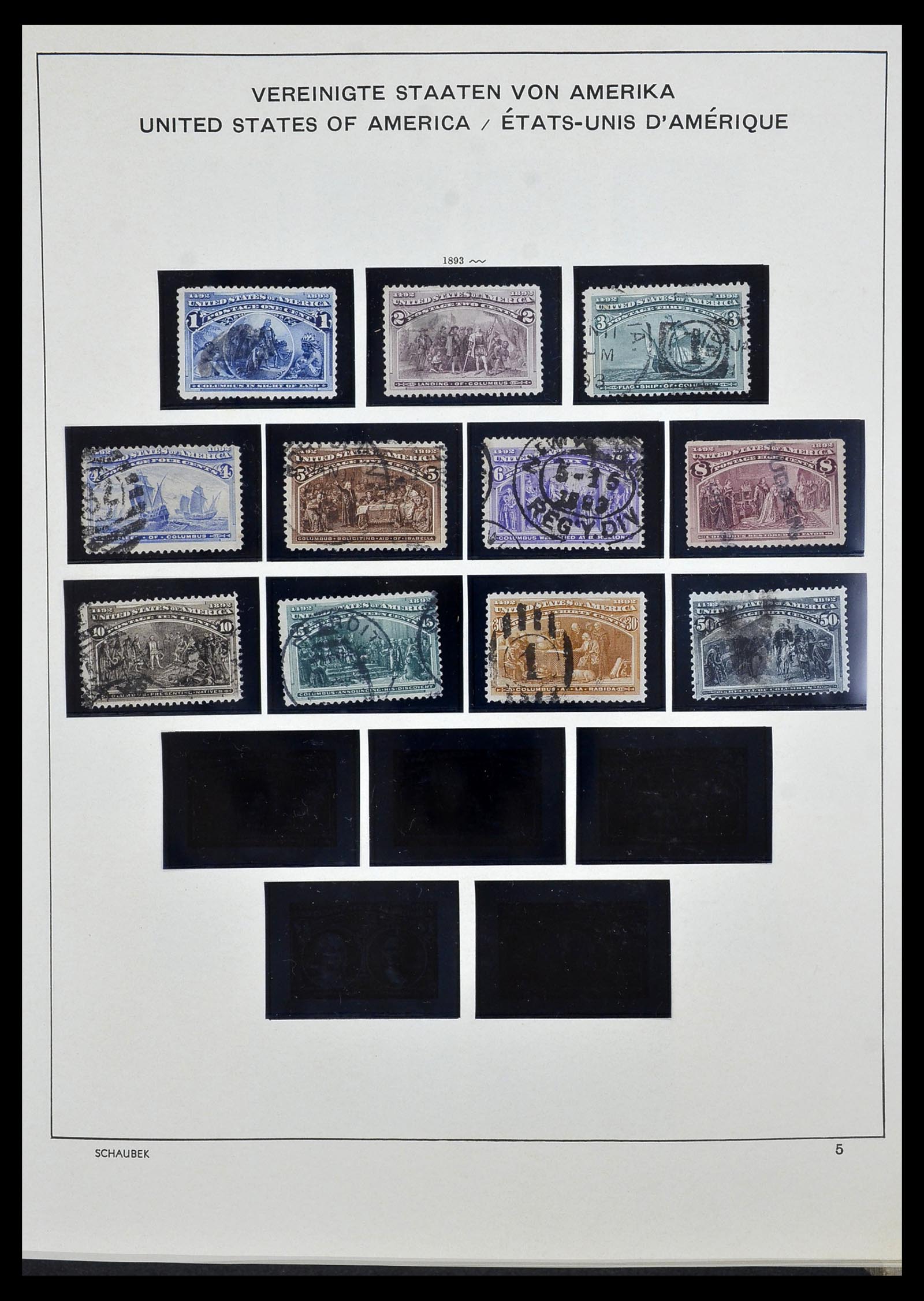 34525 007 - Postzegelverzameling 34525 USA 1851-1980.