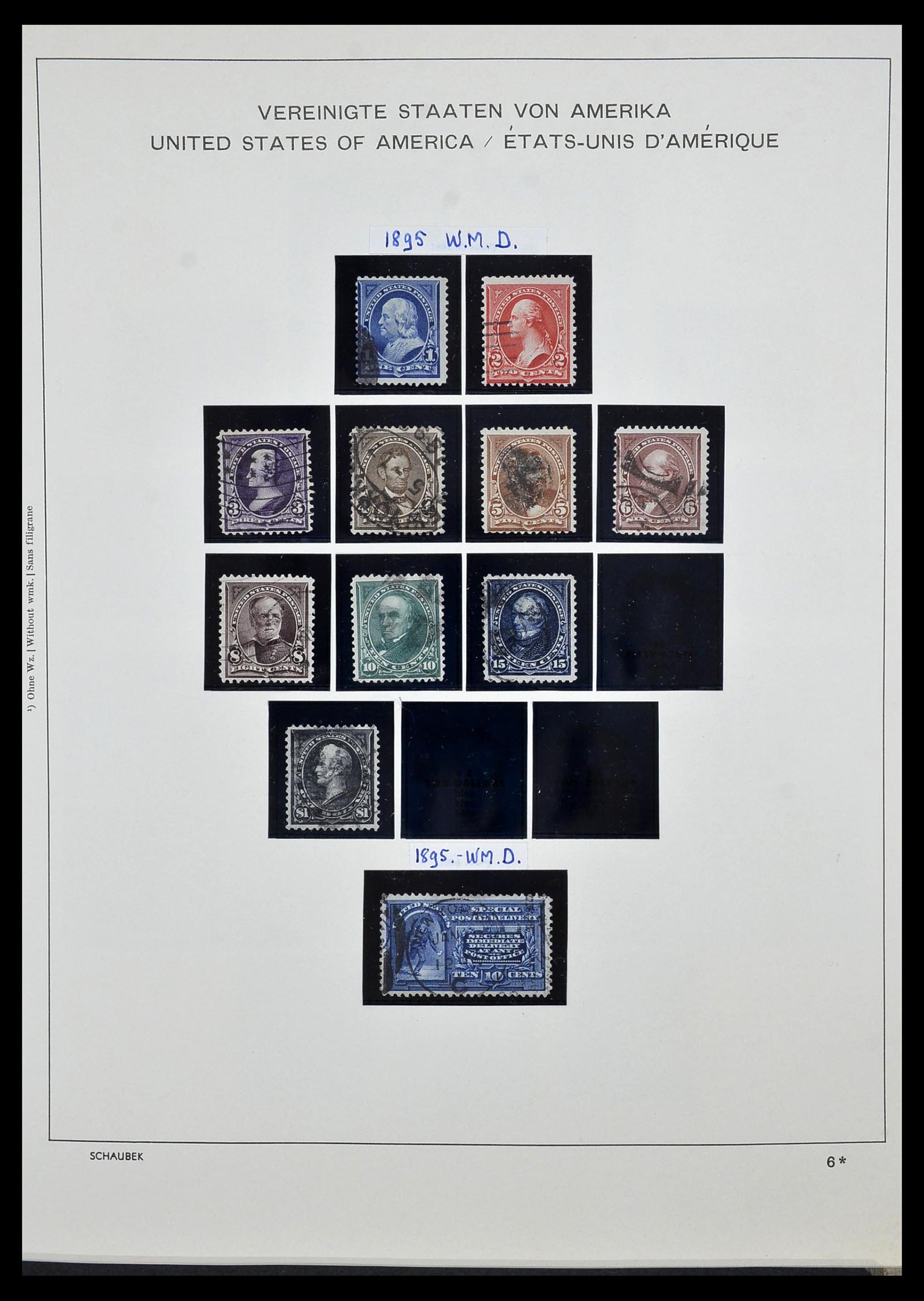 34525 009 - Postzegelverzameling 34525 USA 1851-1980.