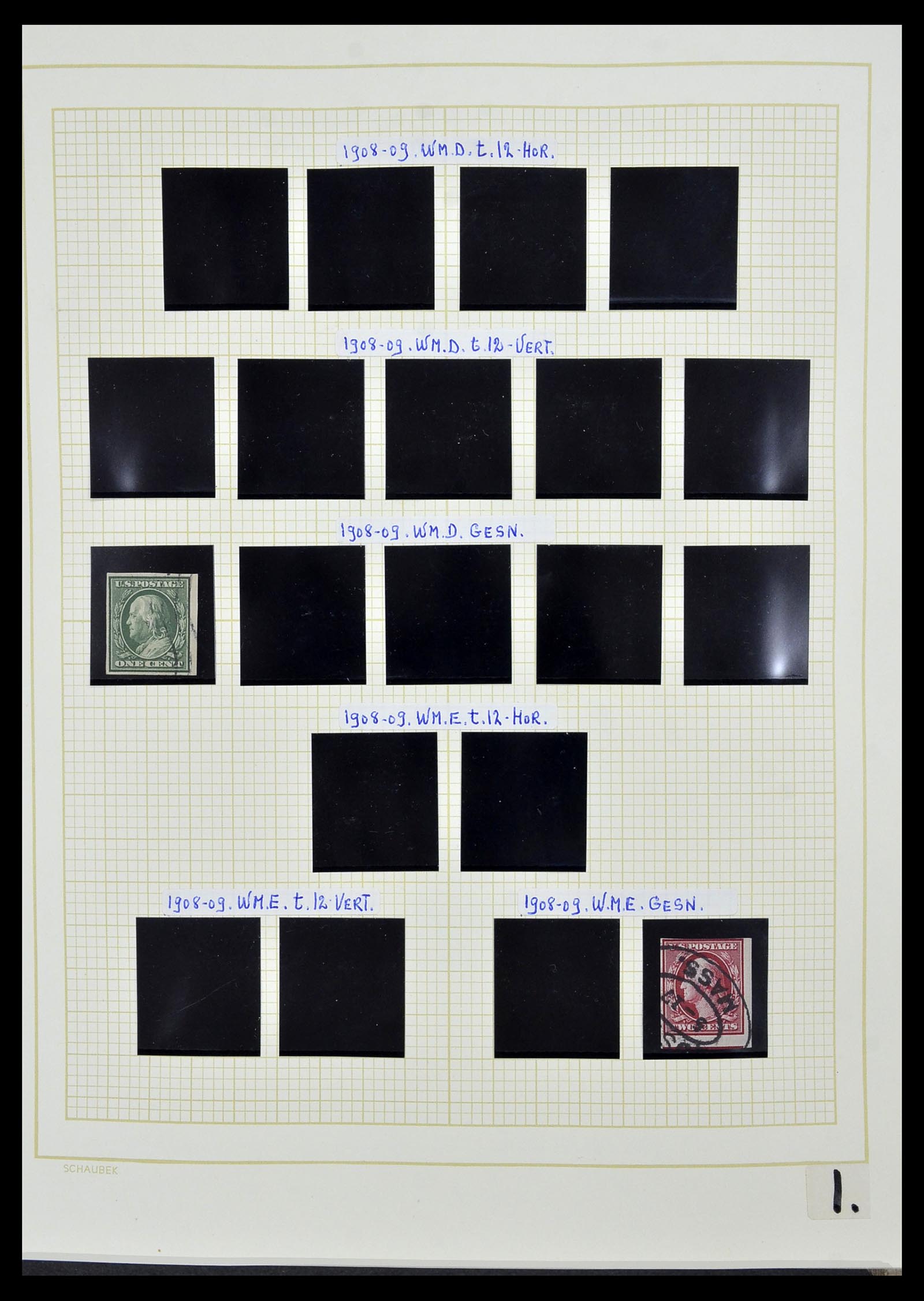 34525 013 - Postzegelverzameling 34525 USA 1851-1980.
