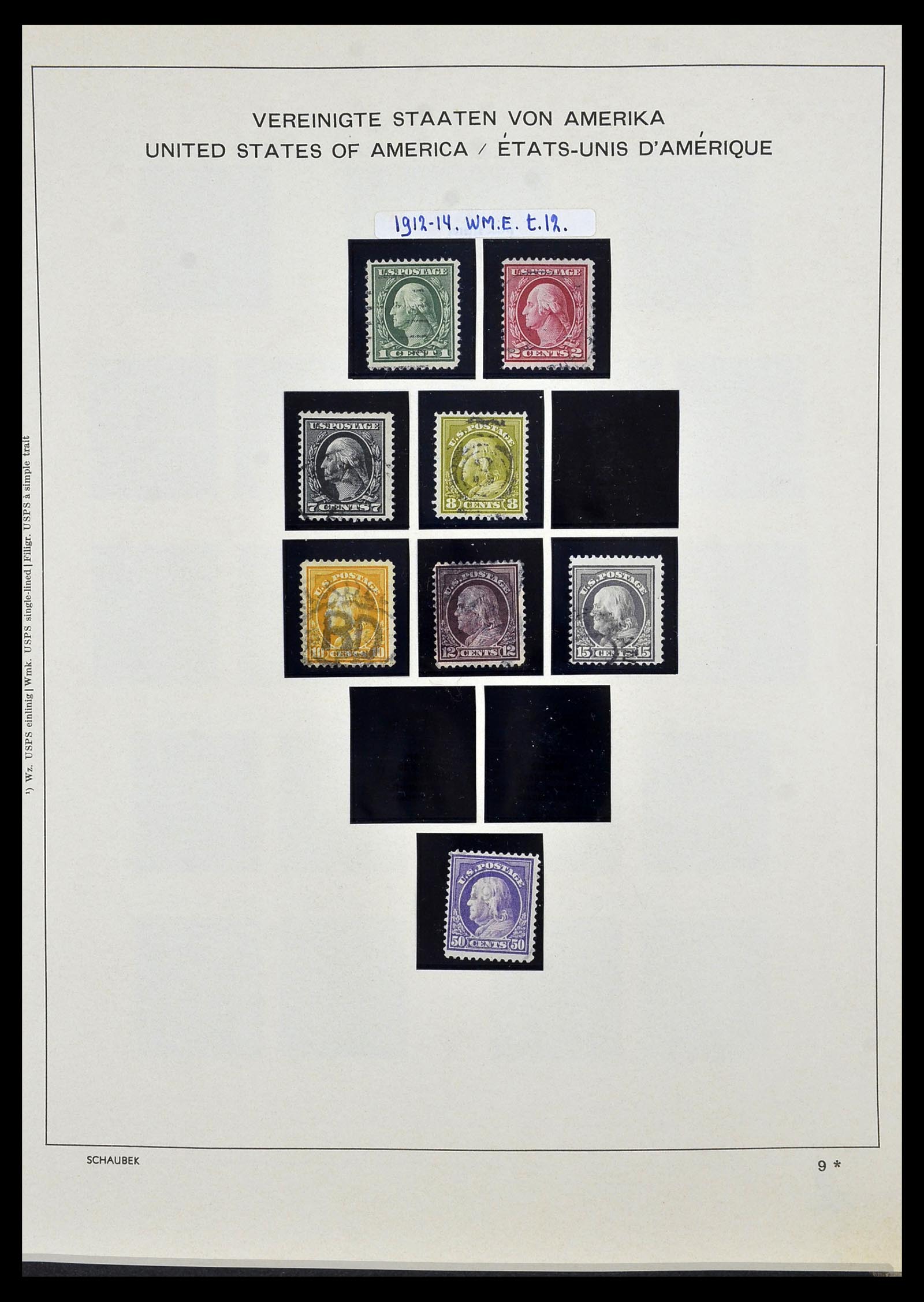 34525 014 - Postzegelverzameling 34525 USA 1851-1980.