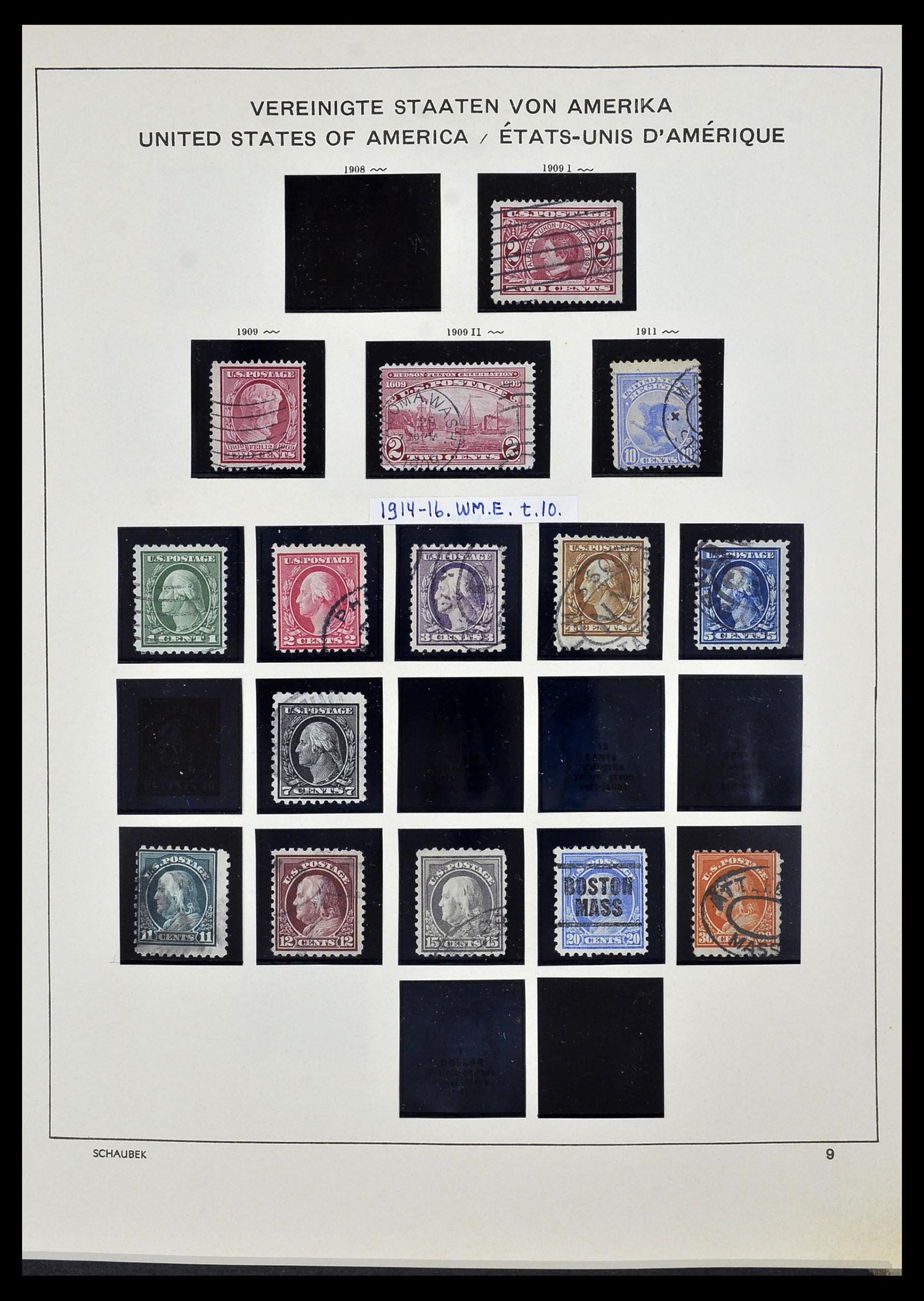 34525 016 - Postzegelverzameling 34525 USA 1851-1980.