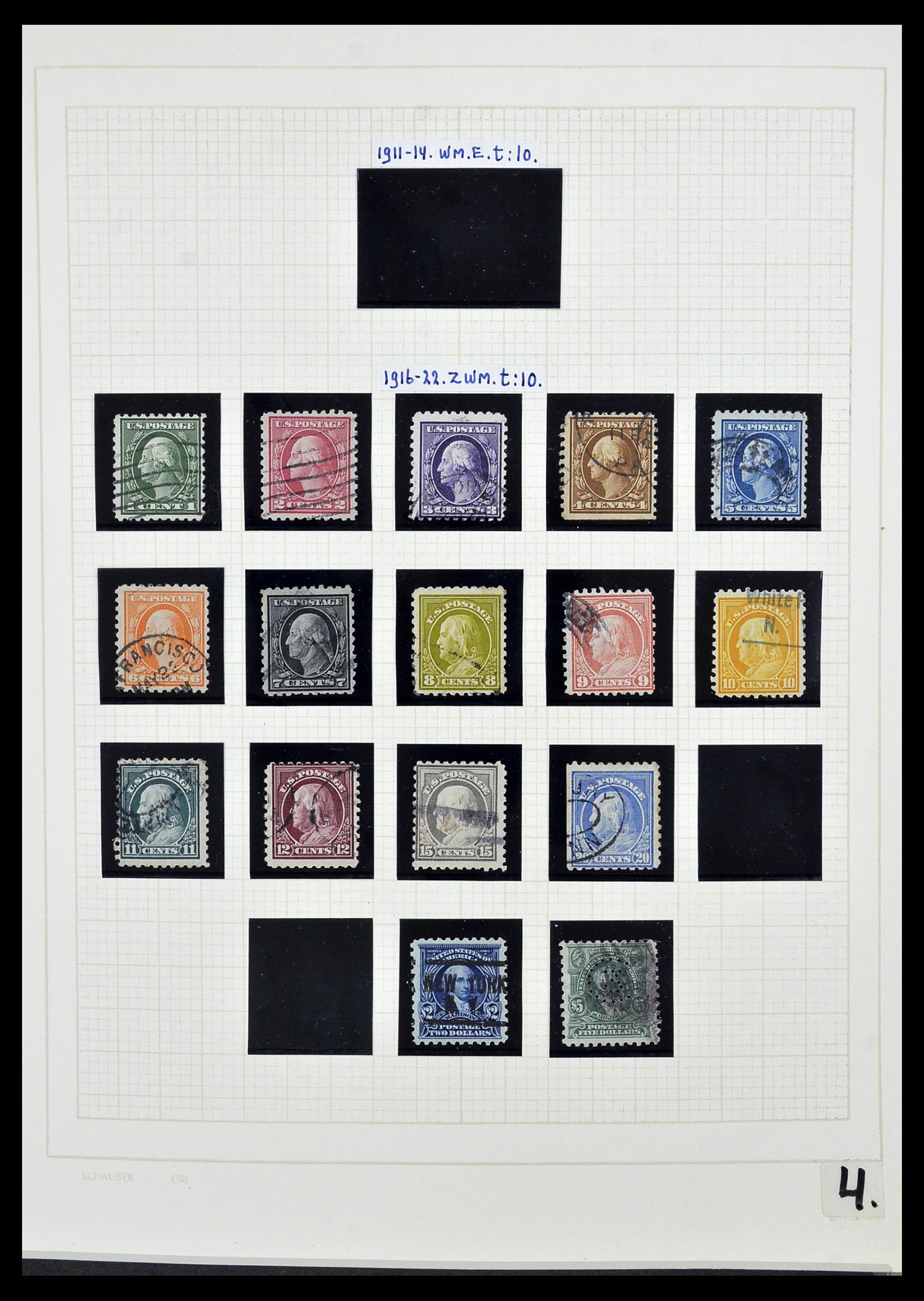 34525 018 - Postzegelverzameling 34525 USA 1851-1980.