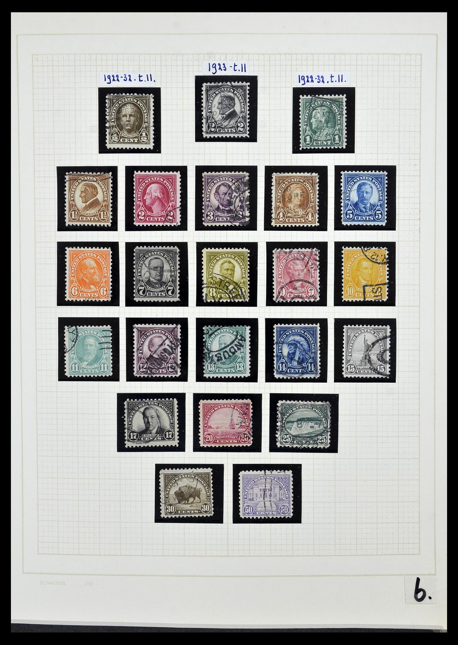 34525 022 - Postzegelverzameling 34525 USA 1851-1980.