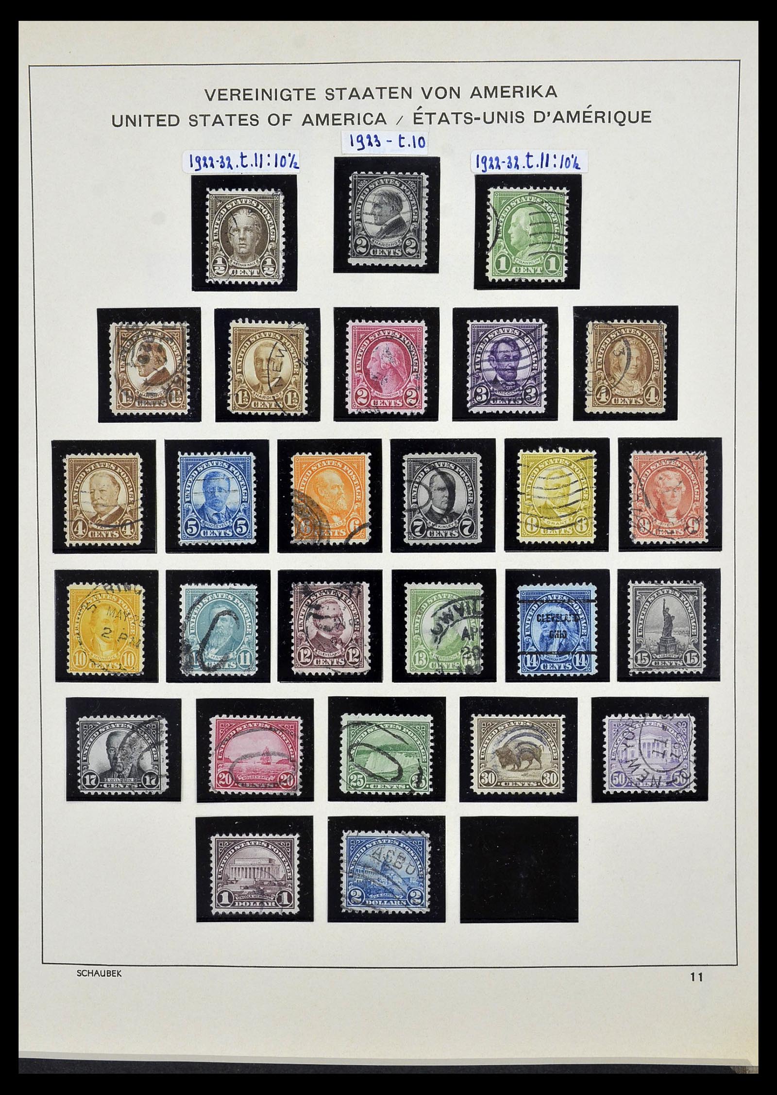 34525 023 - Postzegelverzameling 34525 USA 1851-1980.